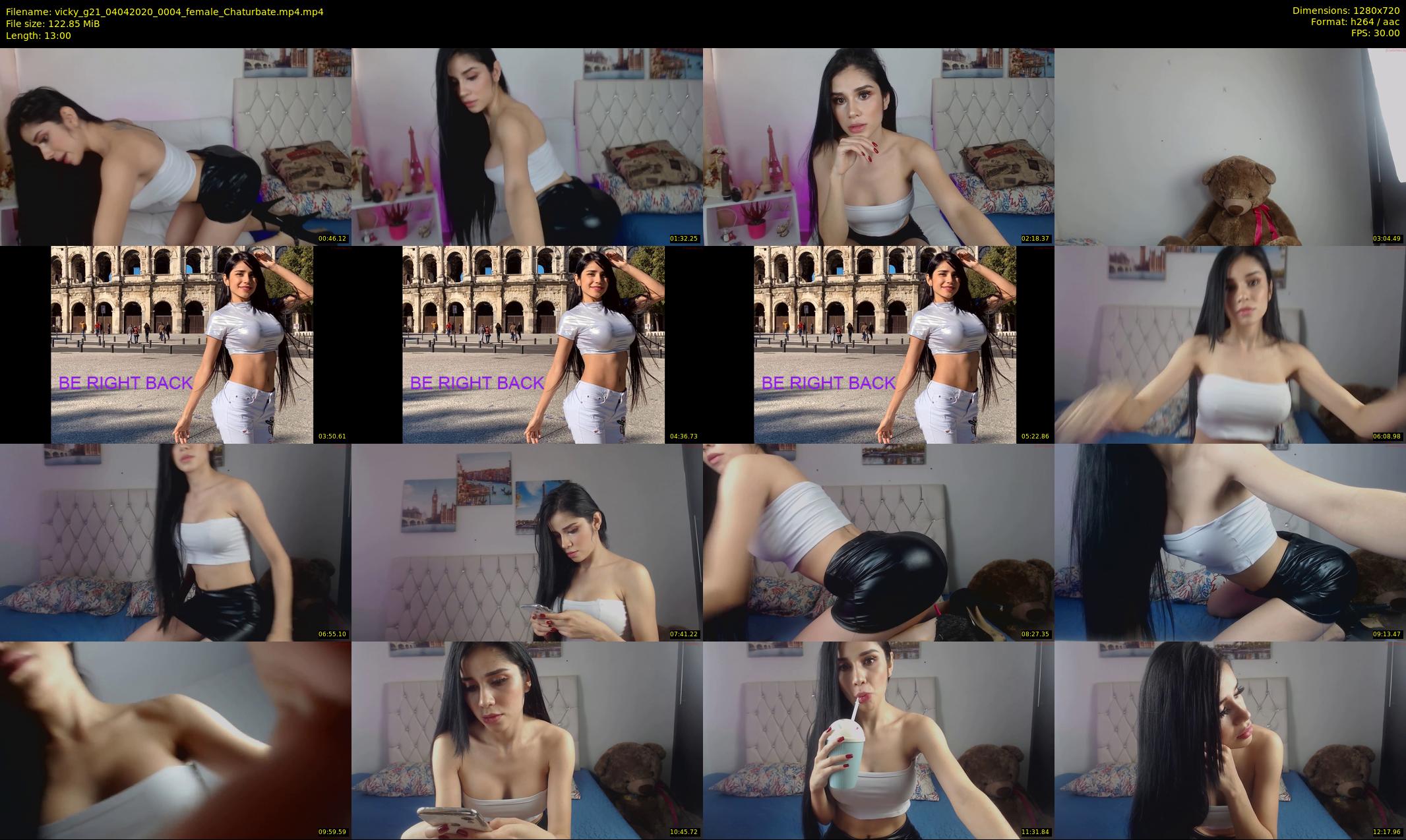 vicky_g21 — 13 minute Chaturbate female cam show recording, 720p, Apr 4, 2020