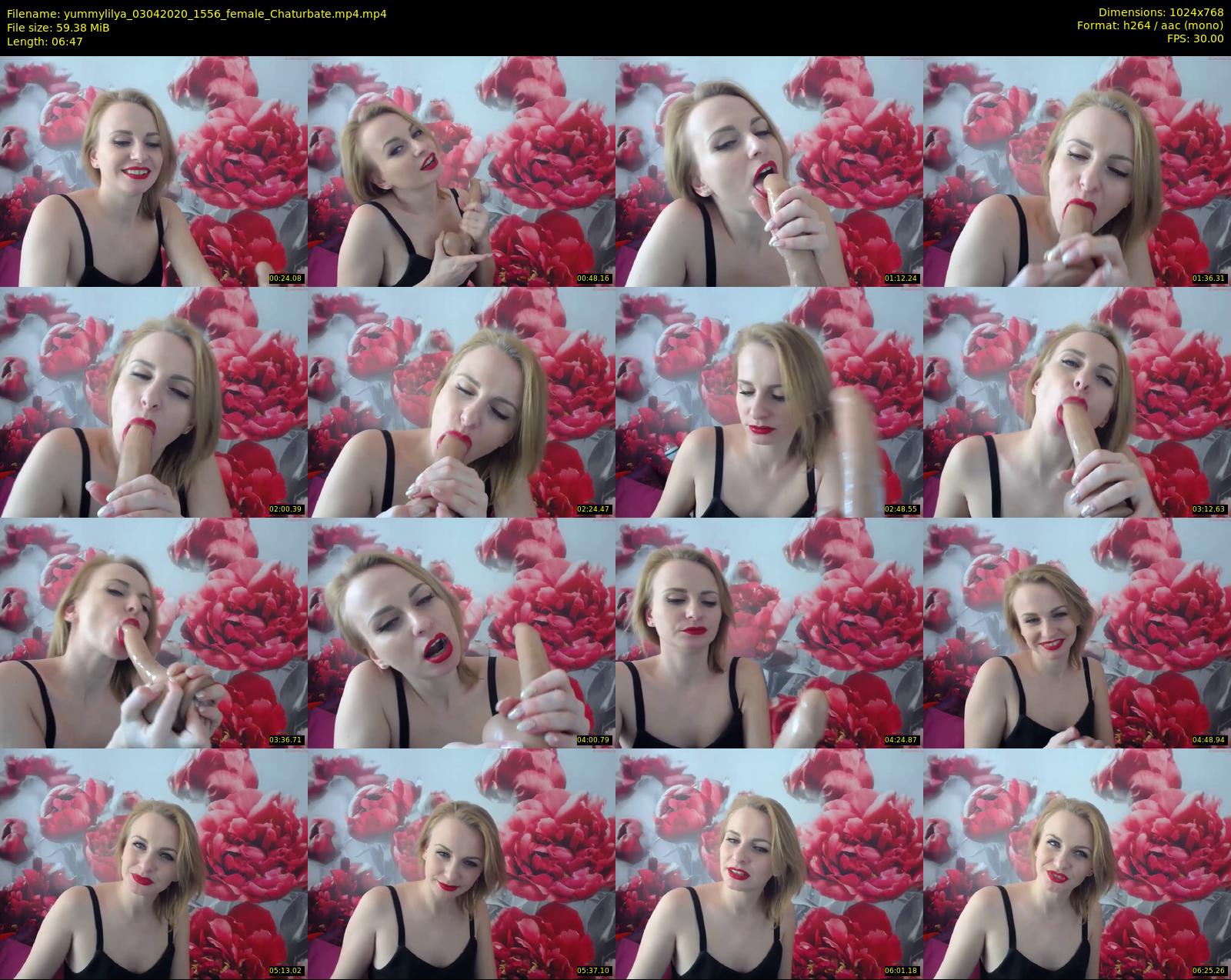 yummylilya — 7 minute Chaturbate female cam show recording, 720p, Apr 3, 2020