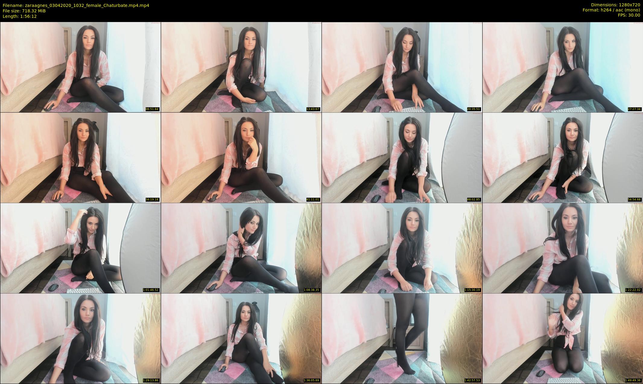 zaraagnes — 117 minute Chaturbate female cam show recording, 720p, Apr 3, 2020