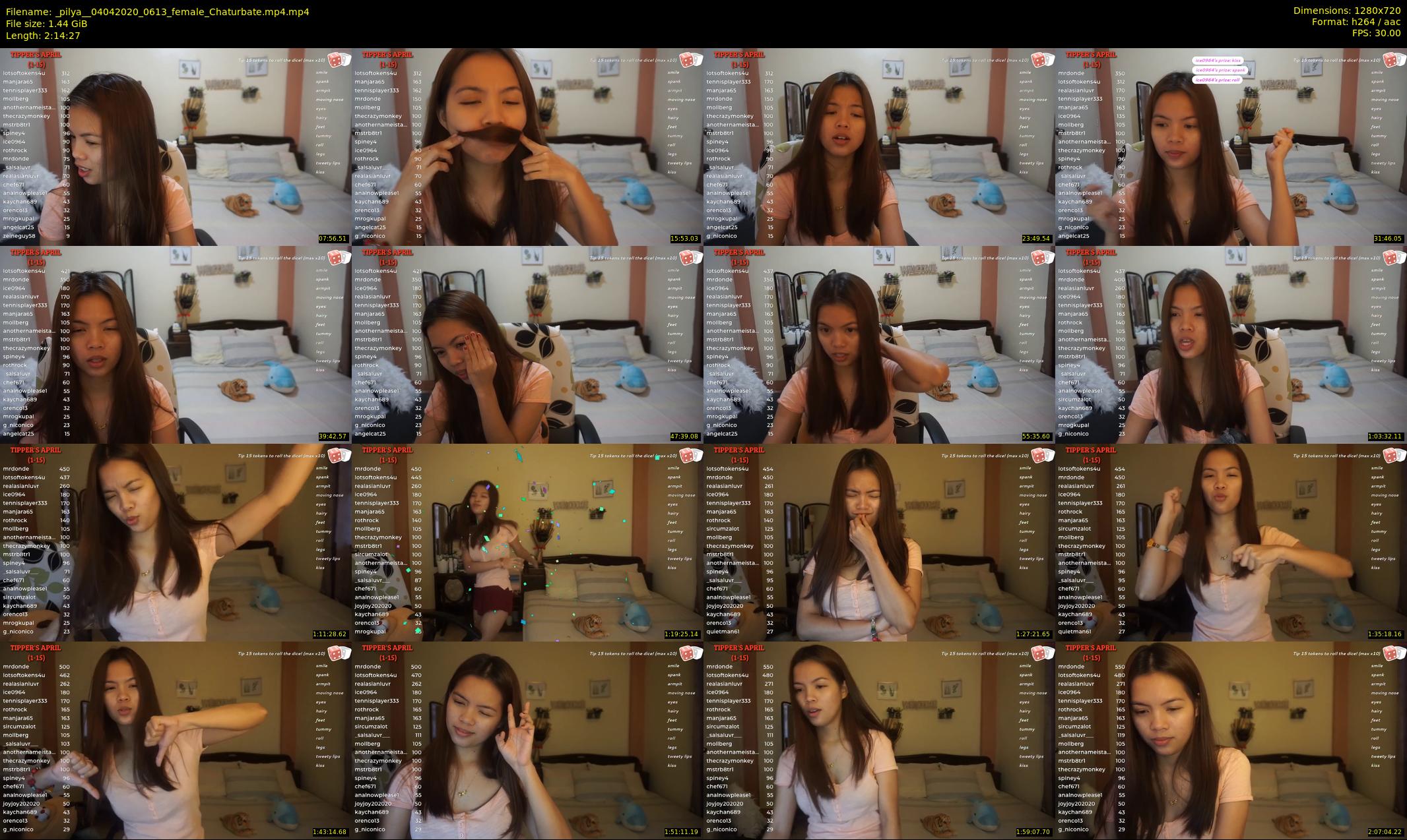 _pilya_ — 135 minute Chaturbate female cam show recording, 720p, Apr 4, 2020