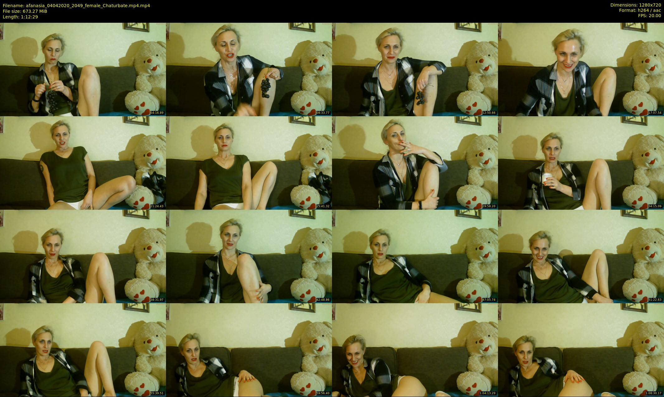 afanasia — 73 minute Chaturbate female cam show recording, 720p, Apr 4, 2020