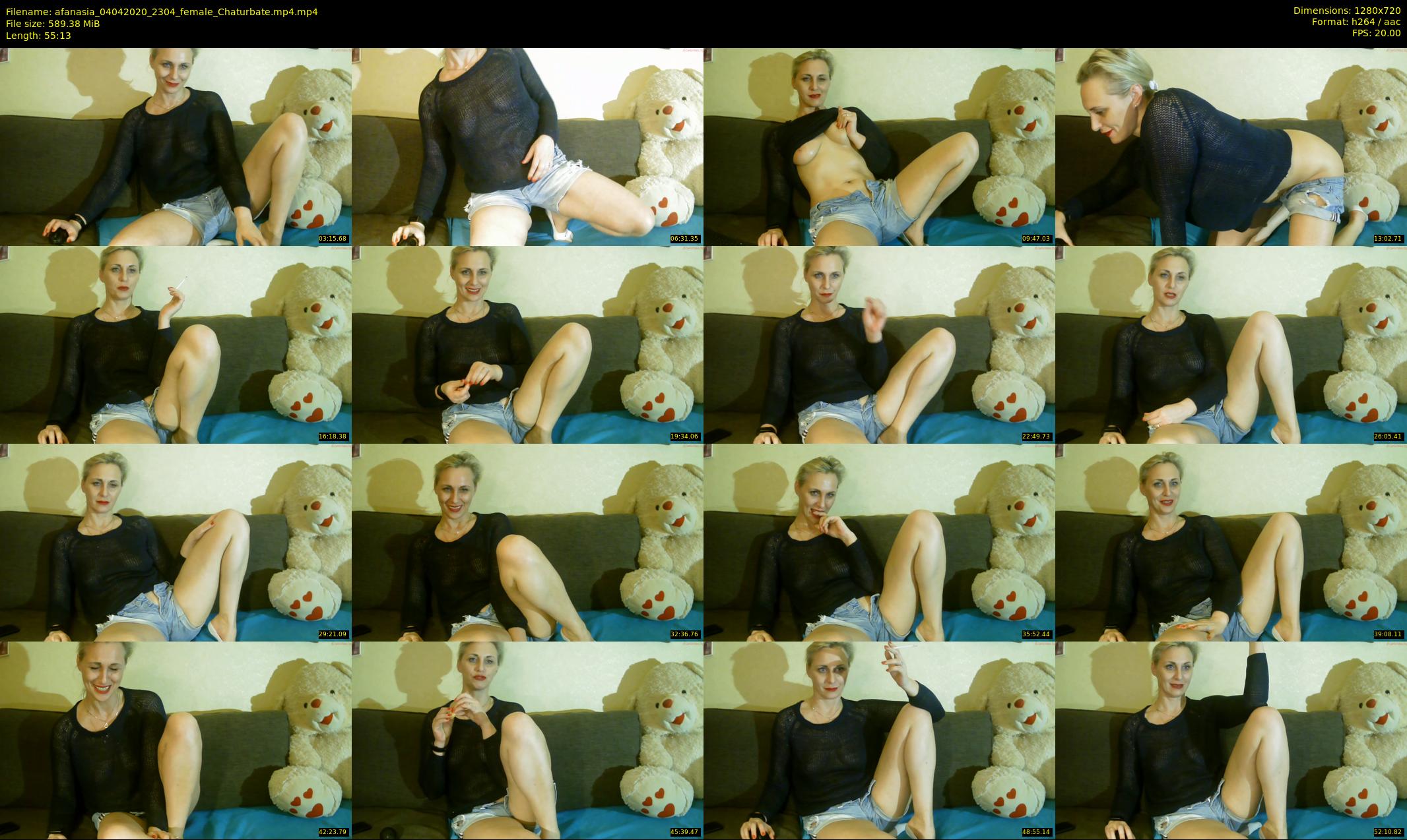afanasia — 56 minute Chaturbate female cam show recording, 720p, Apr 4, 2020