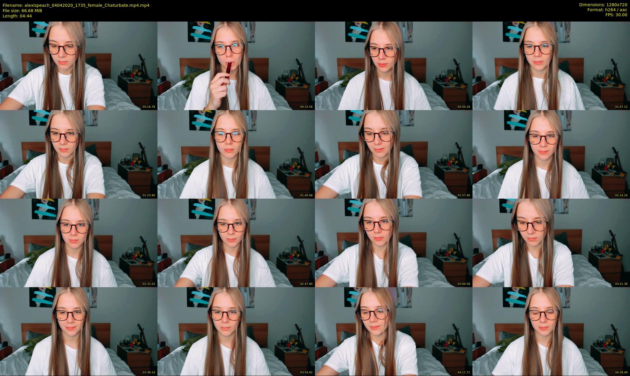 alexispeach — 5 minute Chaturbate female cam show recording, 720p, Apr 4, 2020