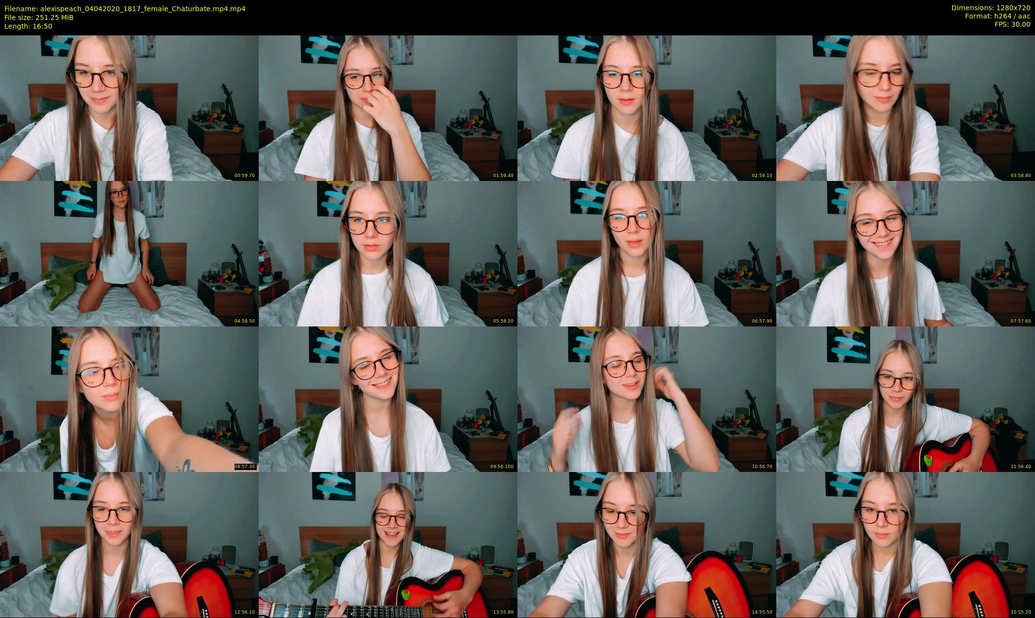alexispeach — 17 minute Chaturbate female cam show recording, 720p, Apr 4, 2020