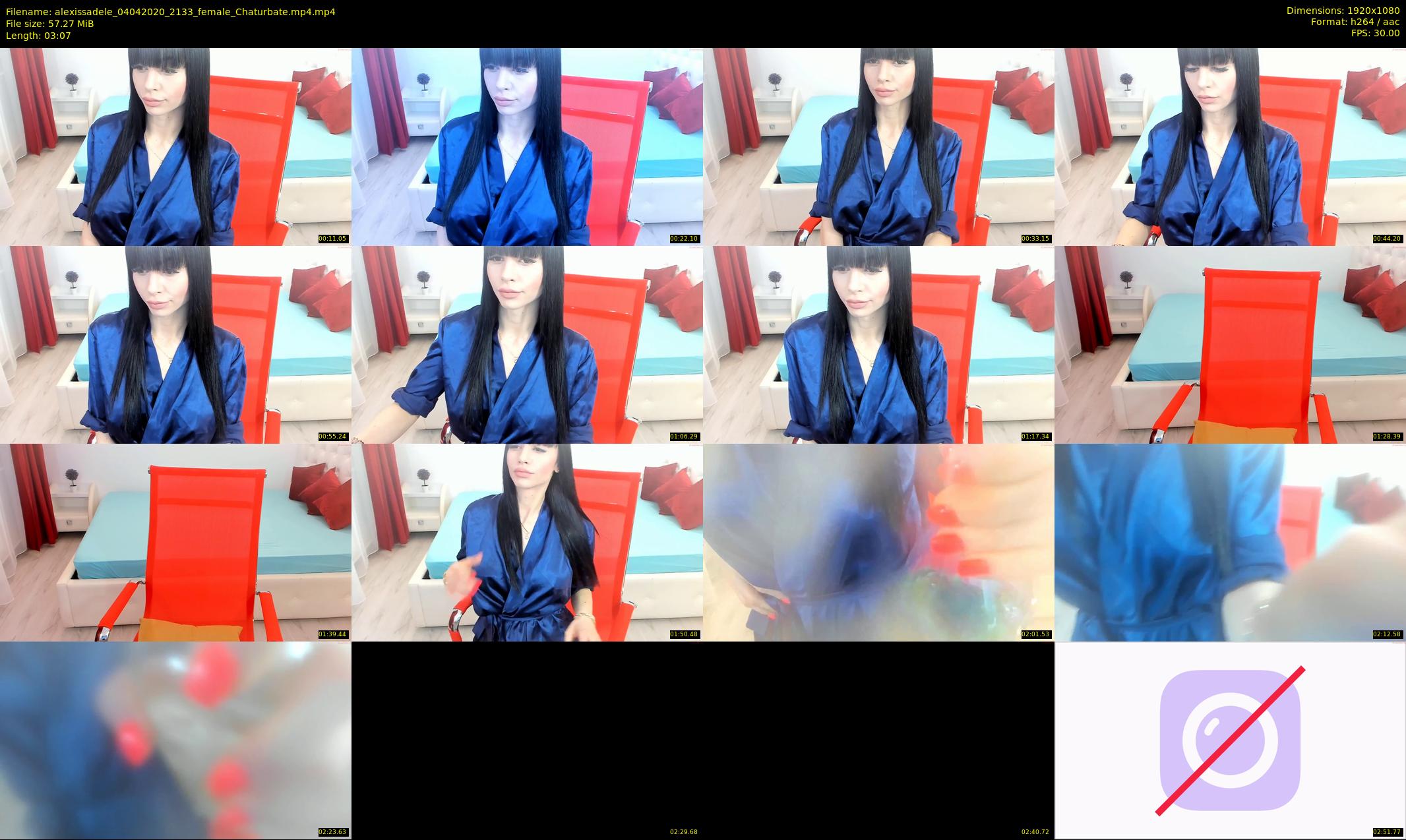 alexissadele — 4 minute Chaturbate female cam show recording, 1080p, Apr 4, 2020