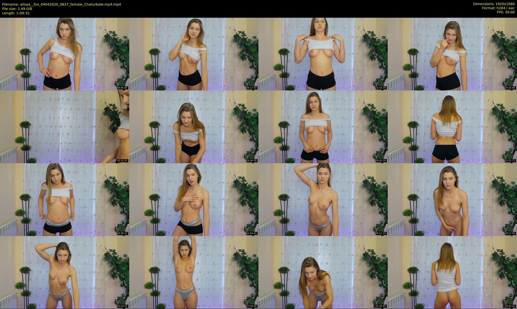 alisaa__fox — 70 minute Chaturbate female cam show recording, 1080p, Apr 4, 2020