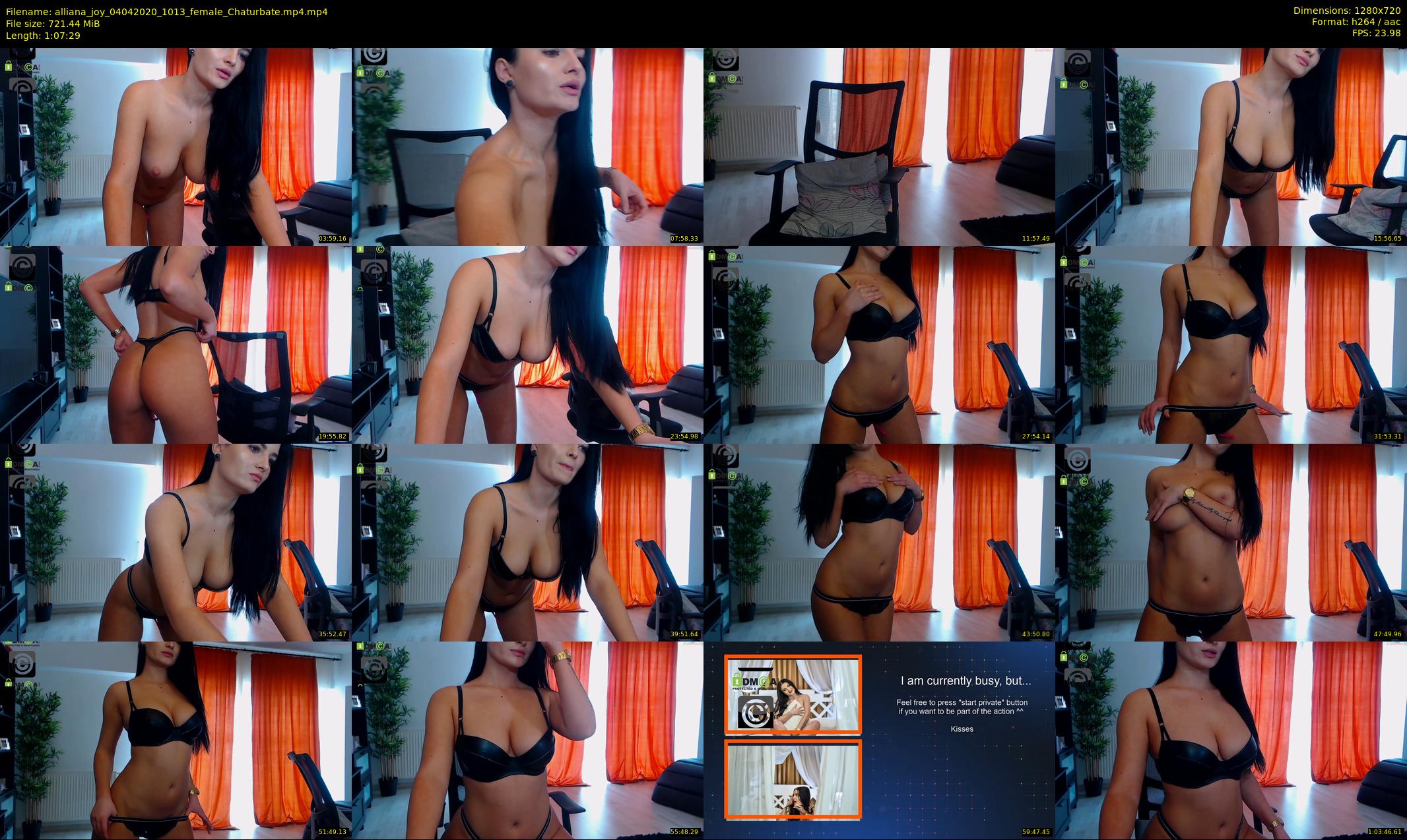 alliana_joy — 68 minute Chaturbate female cam show recording, 720p, Apr 4, 2020