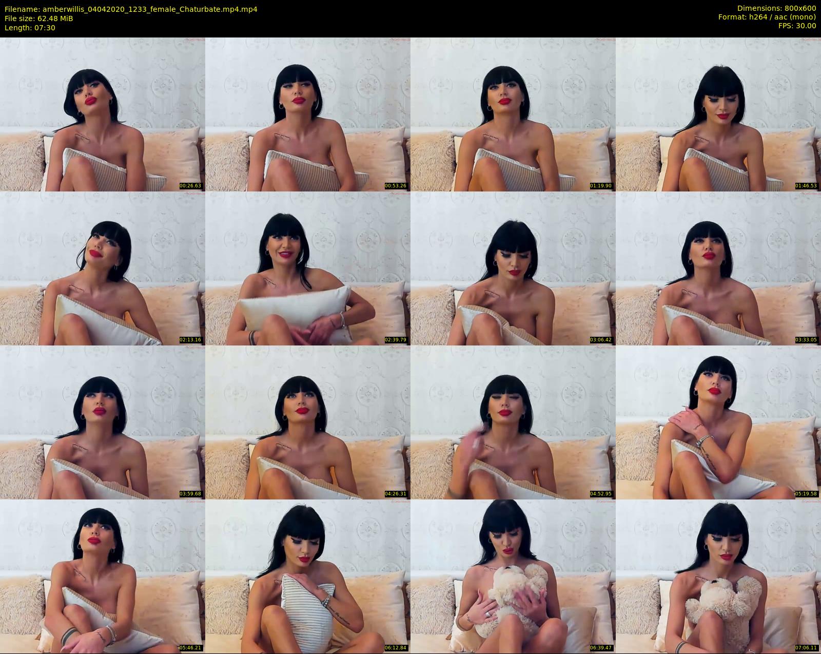 amberwillis — 8 minute Chaturbate female cam show recording, 480p, Apr 4, 2020