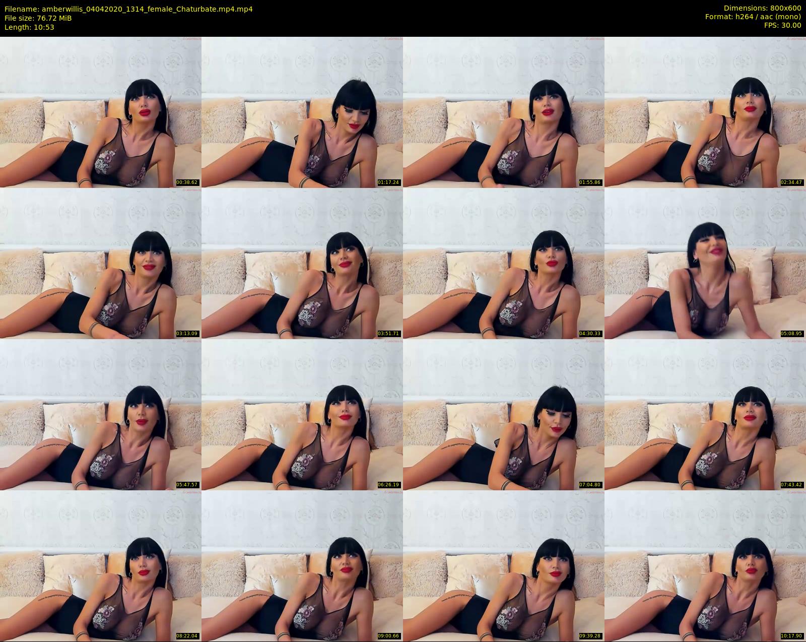 amberwillis — 11 minute Chaturbate female cam show recording, 480p, Apr 4, 2020