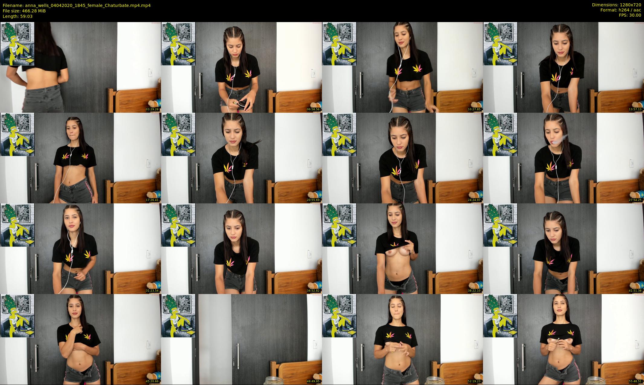 anna_wells — 60 minute Chaturbate female cam show recording, 720p, Apr 4, 2020