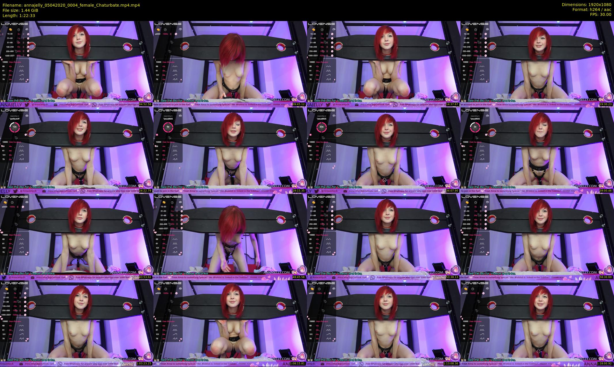 annajelly — 83 minute Chaturbate couple cam show recording, 1080p, Apr 5, 2020