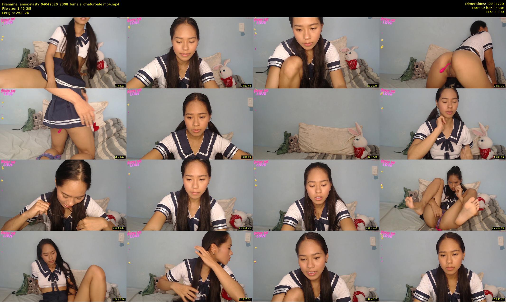 annaxnasty — 121 minute Chaturbate female cam show recording, 720p, Apr 4, 2020