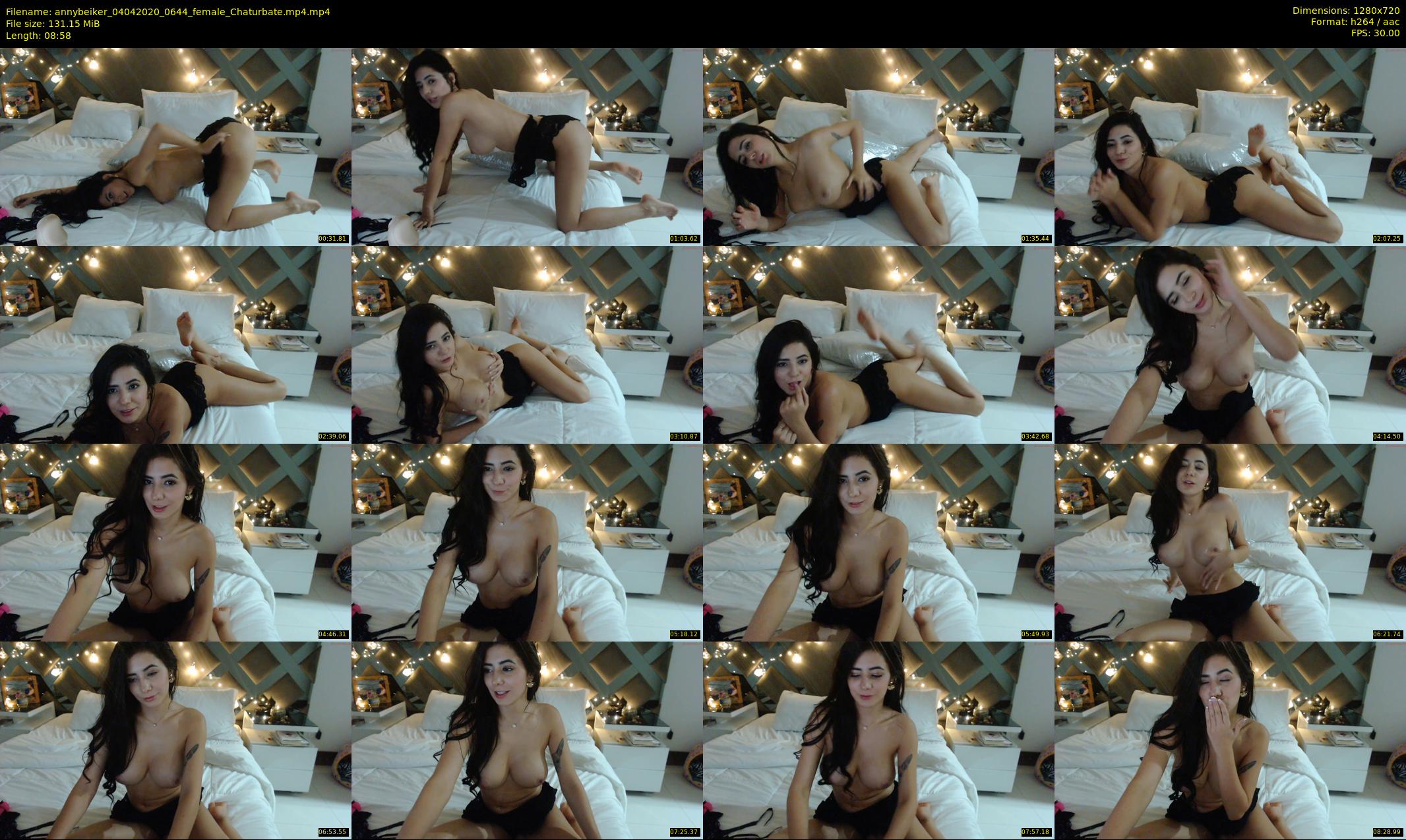 annybeiker — 9 minute Chaturbate female cam show recording, 720p, Apr 4, 2020