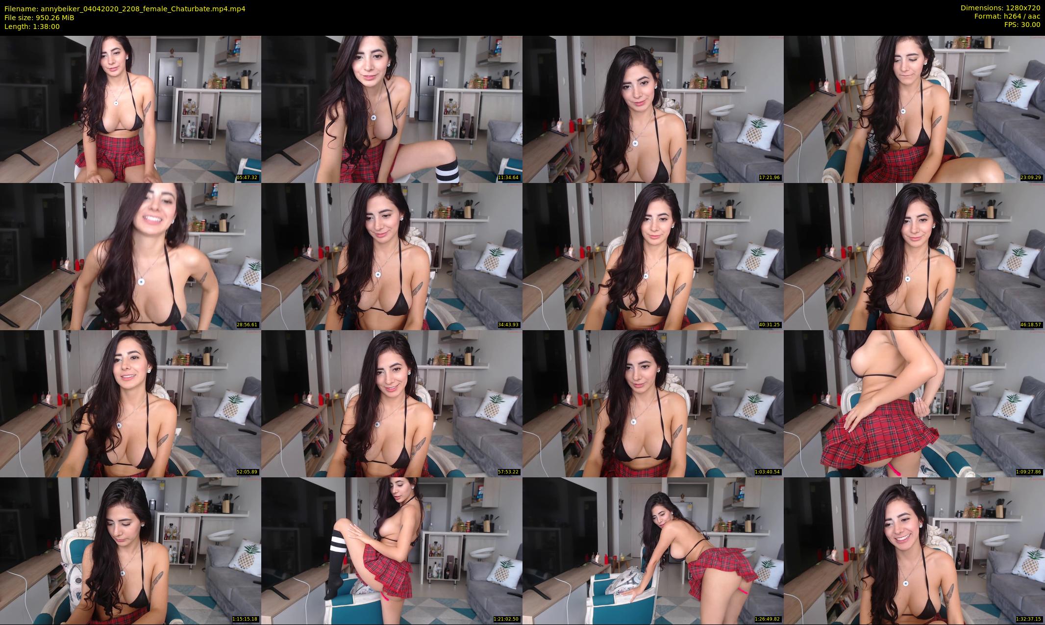 annybeiker — 98 minute Chaturbate female cam show recording, 720p, Apr 4, 2020