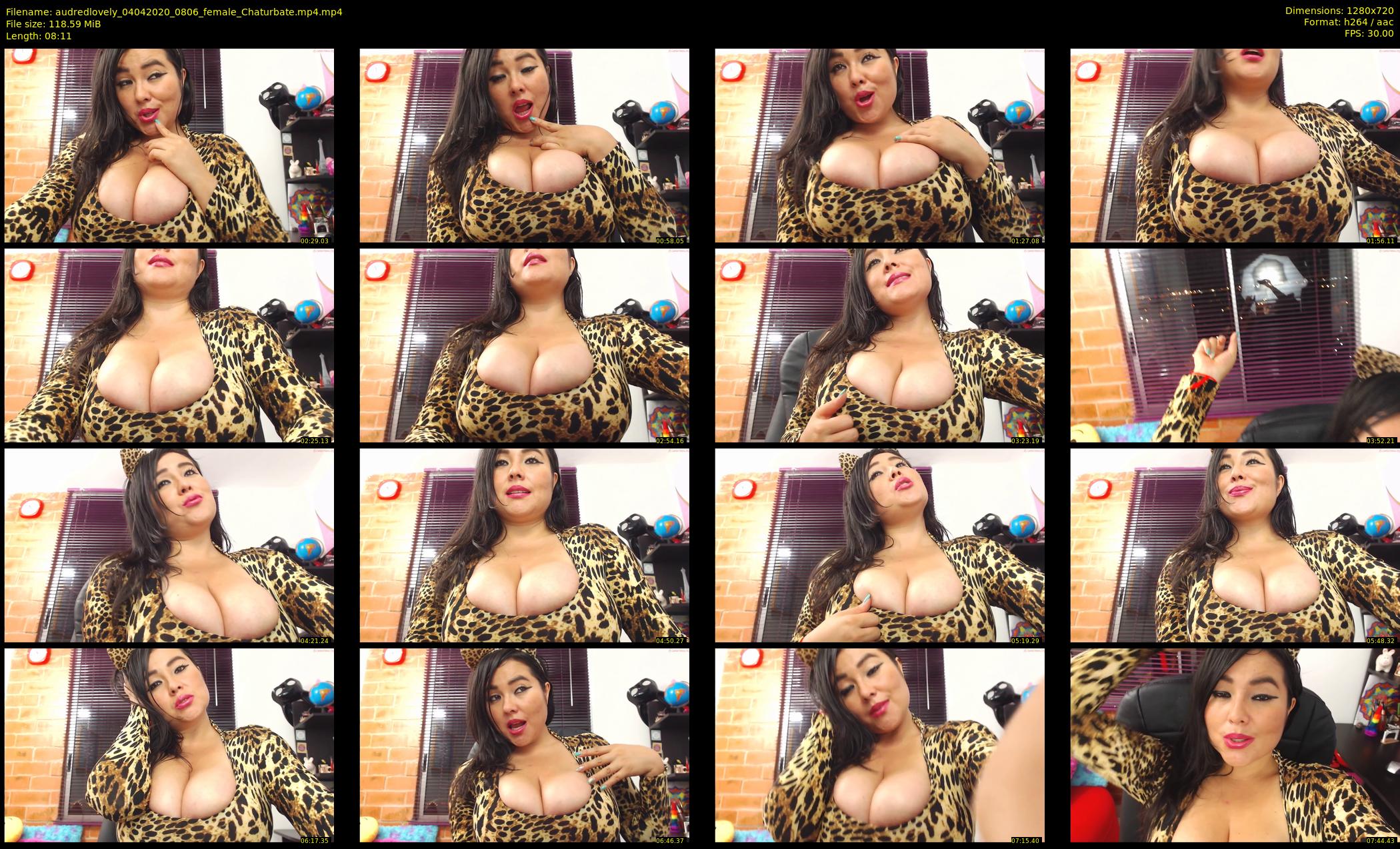 audredlovely — 9 minute Chaturbate female cam show recording, 720p, Apr 4, 2020