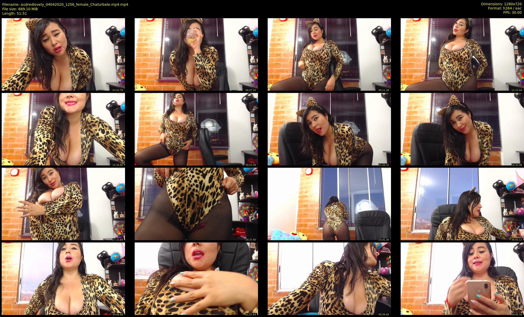 audredlovely — 52 minute Chaturbate female cam show recording, 720p, Apr 4, 2020