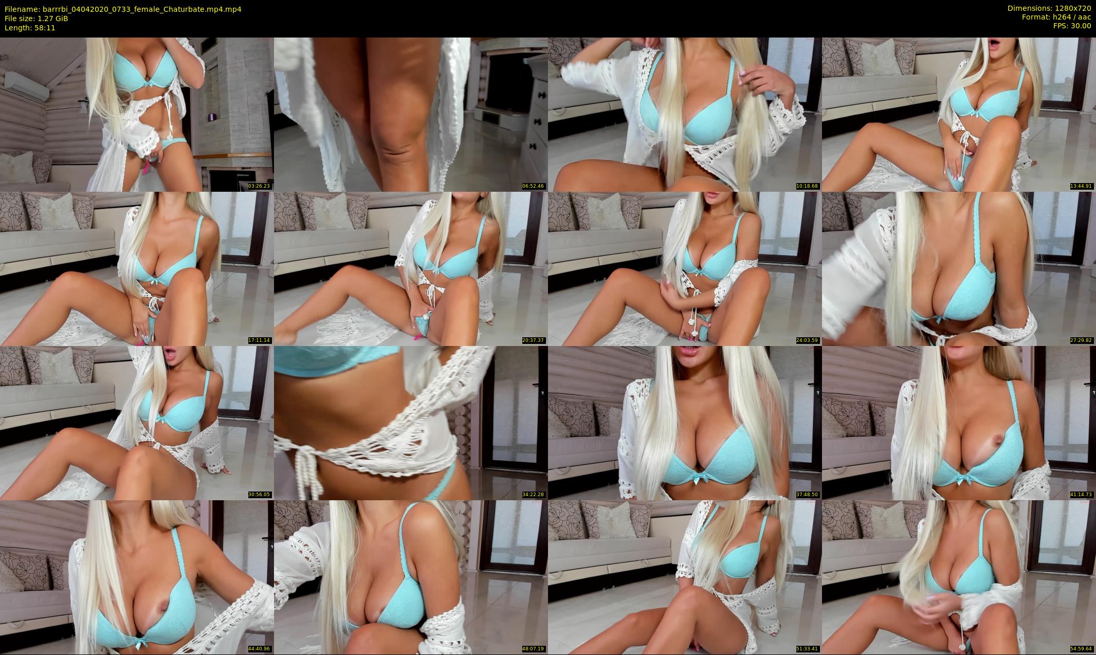 barrrbi — 59 minute Chaturbate female cam show recording, 720p, Apr 4, 2020