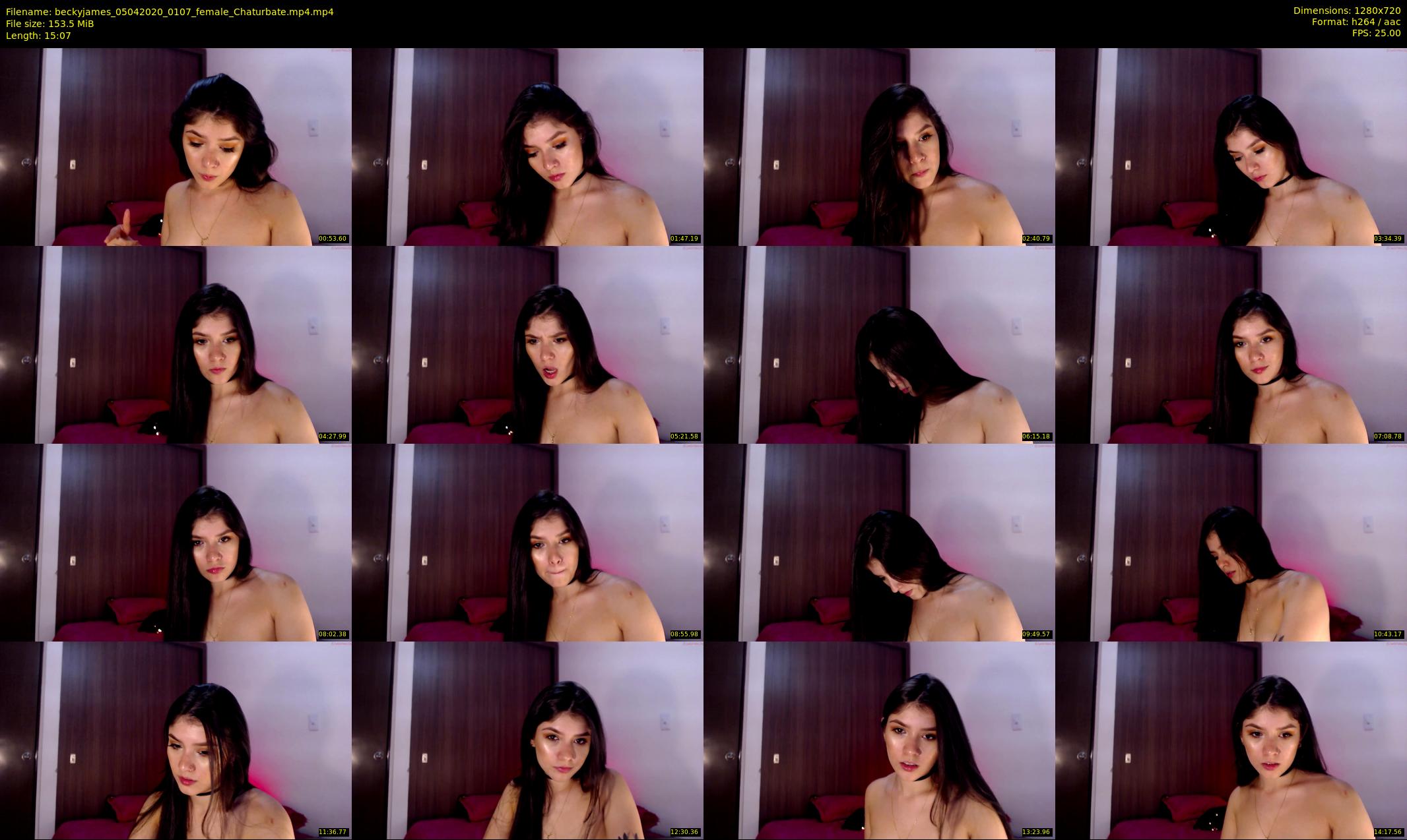 beckyjames — 16 minute Chaturbate female cam show recording, 720p, Apr 5, 2020