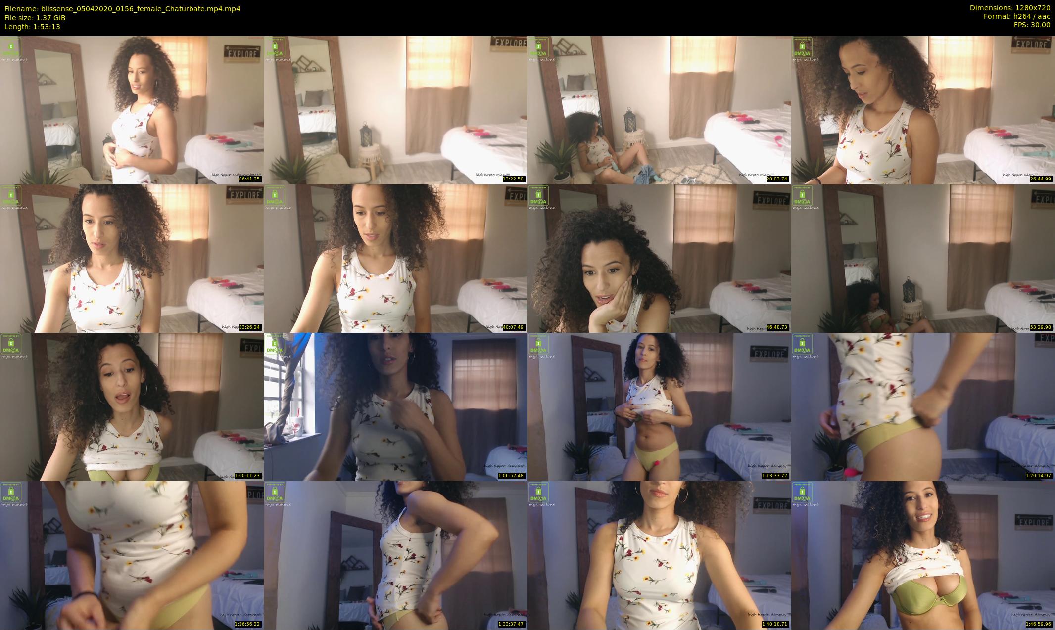 blissense — 114 minute Chaturbate female cam show recording, 720p, Apr 5, 2020