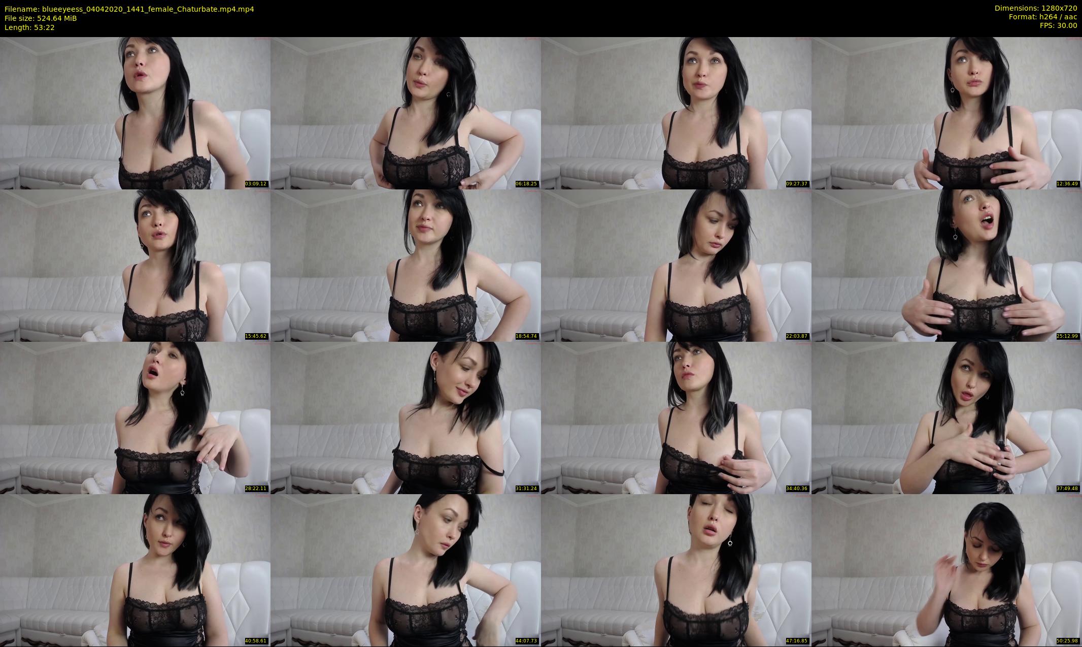 blueeyeess — 54 minute Chaturbate female cam show recording, 720p, Apr 4, 2020