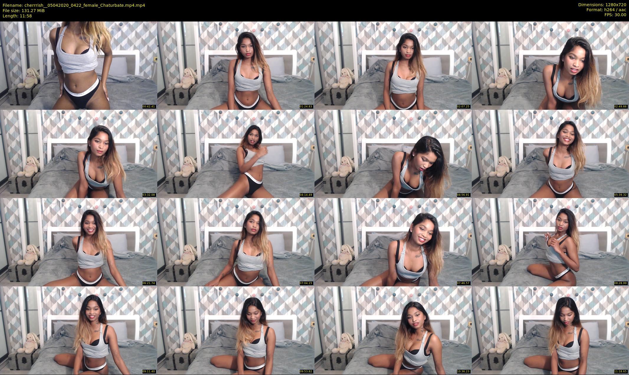cherrrish_ — 12 minute Chaturbate female cam show recording, 720p, Apr 5, 2020
