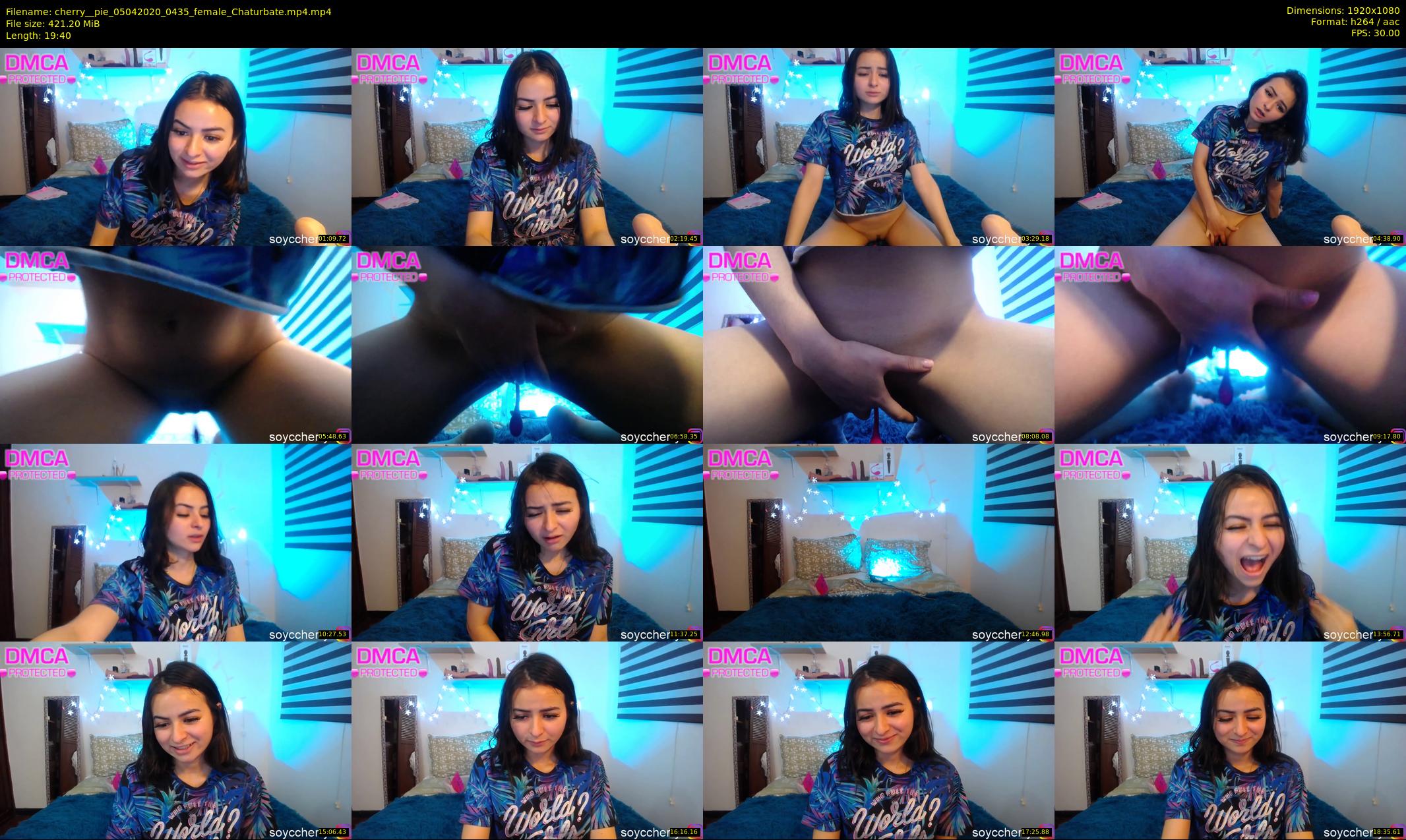 cherry__pie — 20 minute Chaturbate female cam show recording, 1080p, Apr 5, 2020