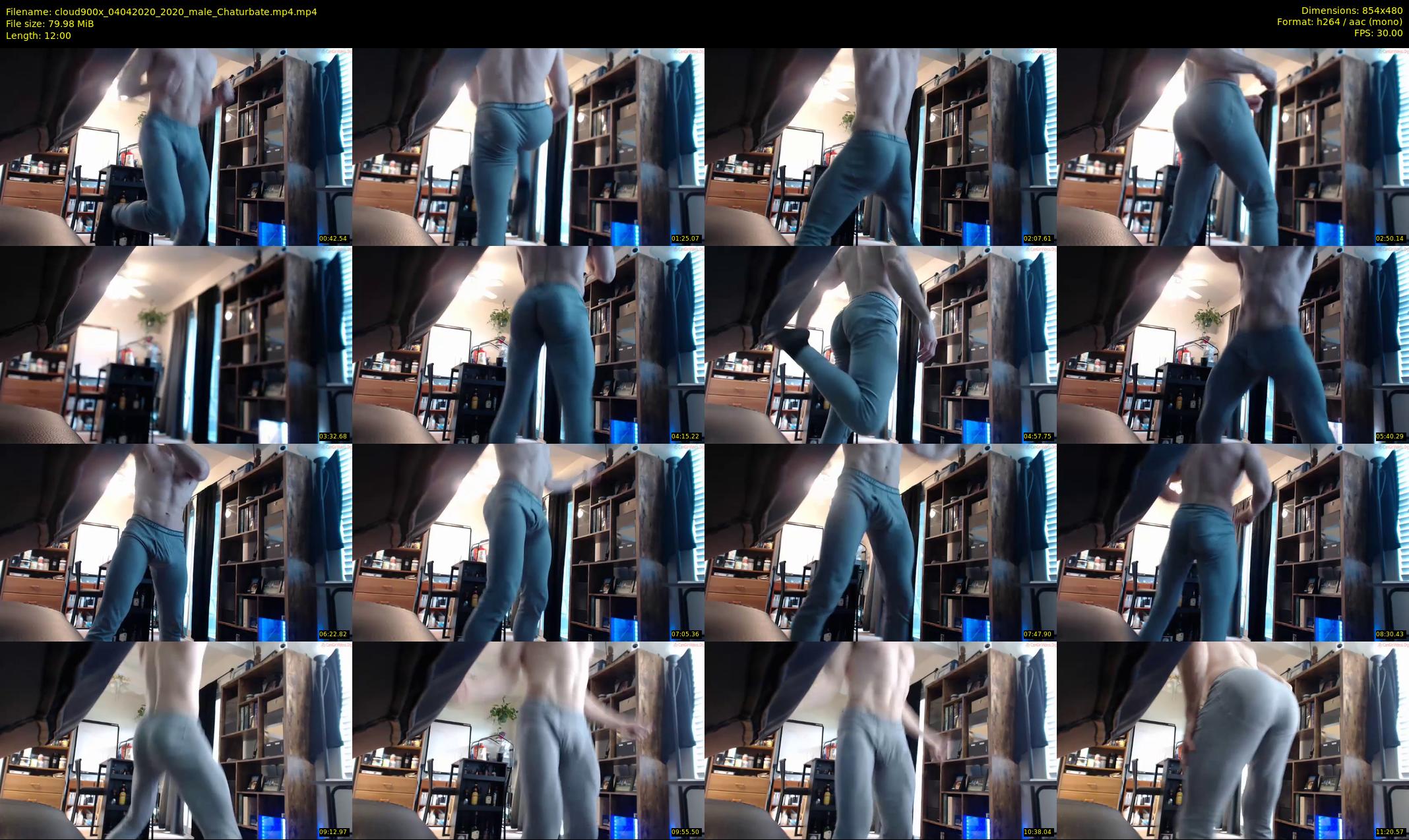 cloud900x — 12 minute Chaturbate male cam show recording, 480p, Apr 4, 2020
