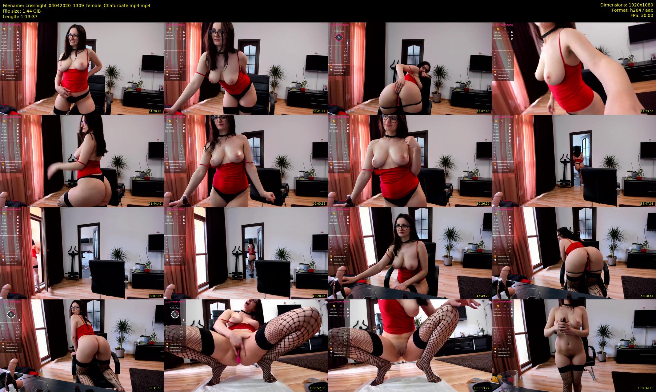crissnight — 74 minute Chaturbate female cam show recording, 1080p, Apr 4, 2020