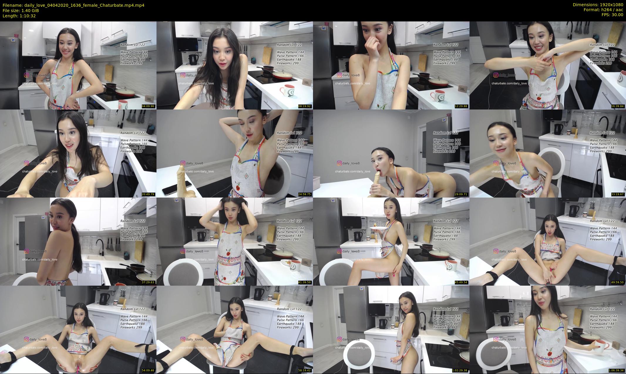 daily_love — 71 minute Chaturbate female cam show recording, 1080p, Apr 4, 2020