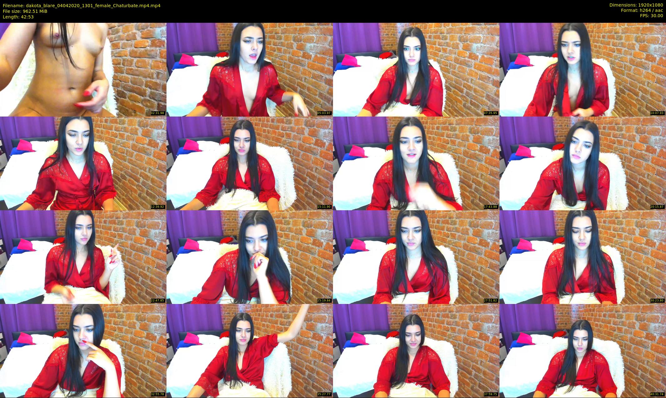 dakota_blare — 43 minute Chaturbate female cam show recording, 1080p, Apr 4, 2020