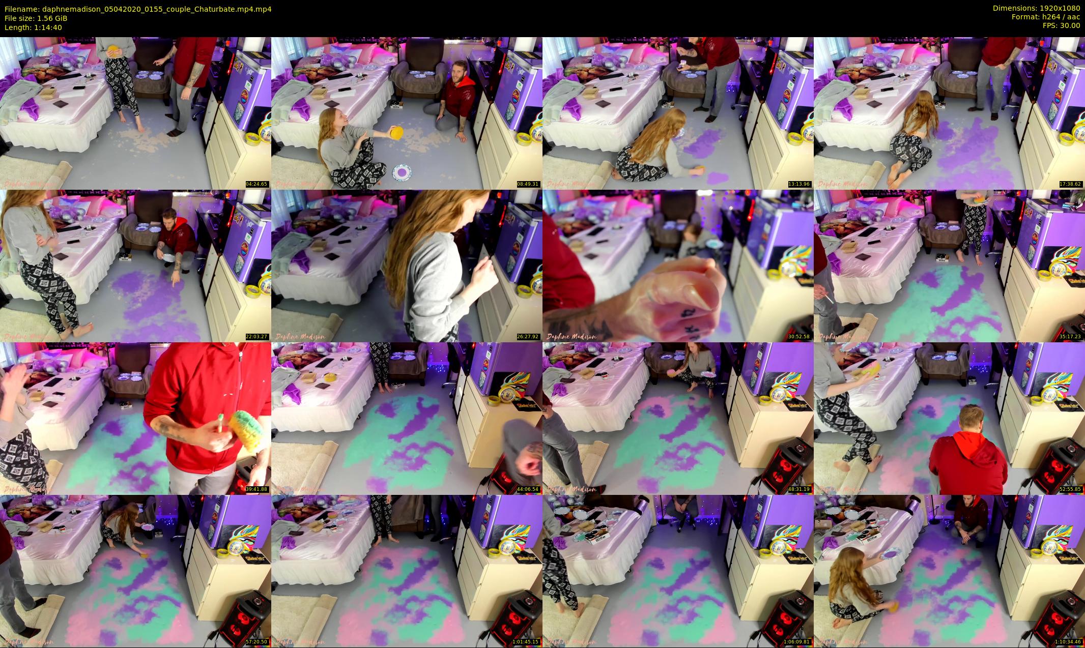 daphnemadison — 75 minute Chaturbate couple cam show recording, 1080p, Apr 5, 2020