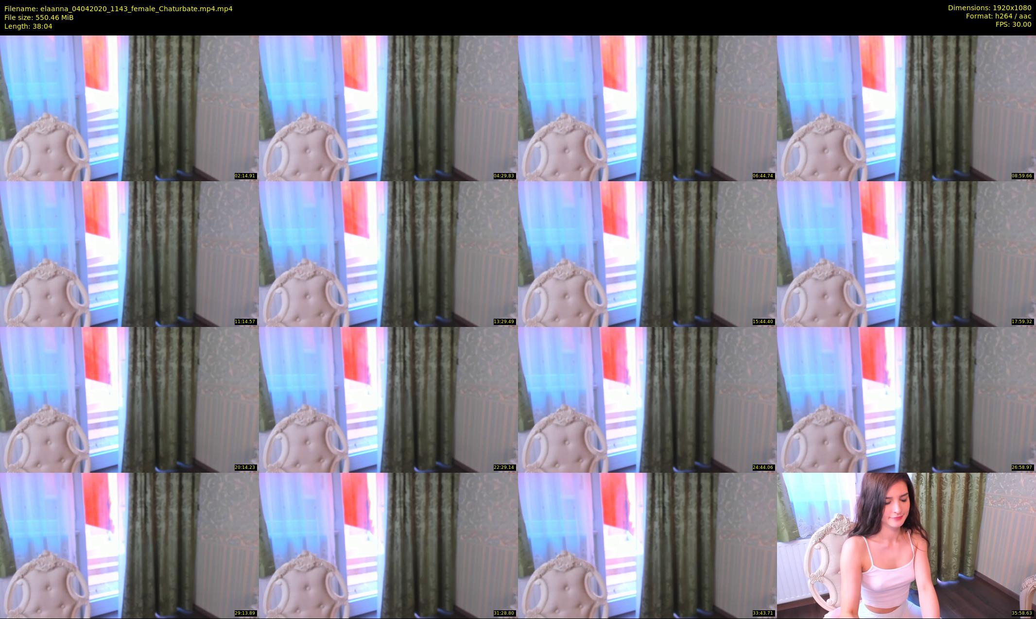 elaanna — 39 minute Chaturbate female cam show recording, 1080p, Apr 4, 2020