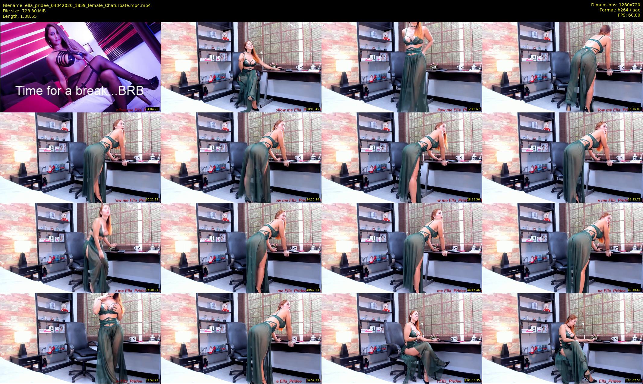 ella_pridee — 69 minute Chaturbate female cam show recording, 720p, Apr 4, 2020