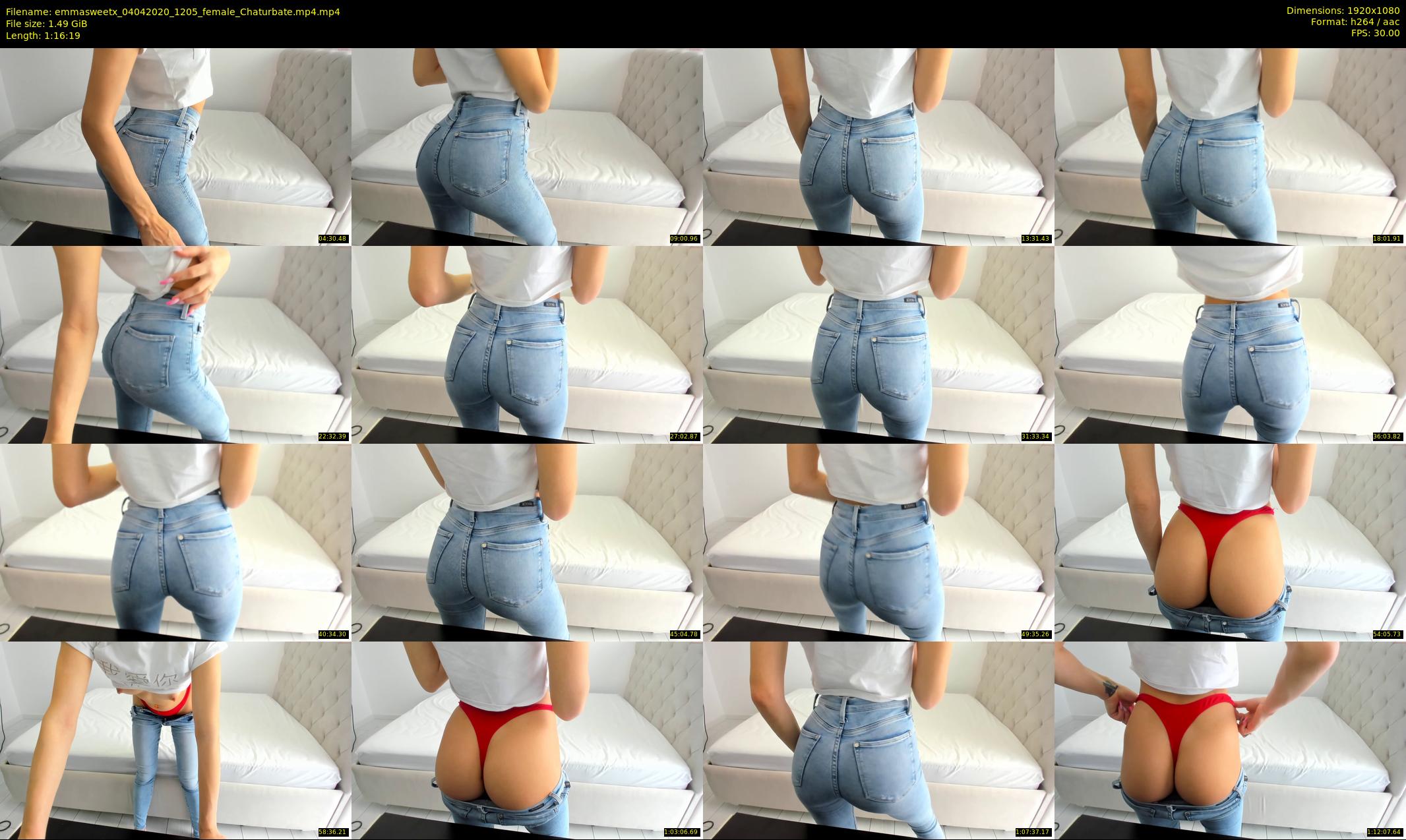 emmasweetx — 77 minute Chaturbate couple cam show recording, 1080p, Apr 4, 2020