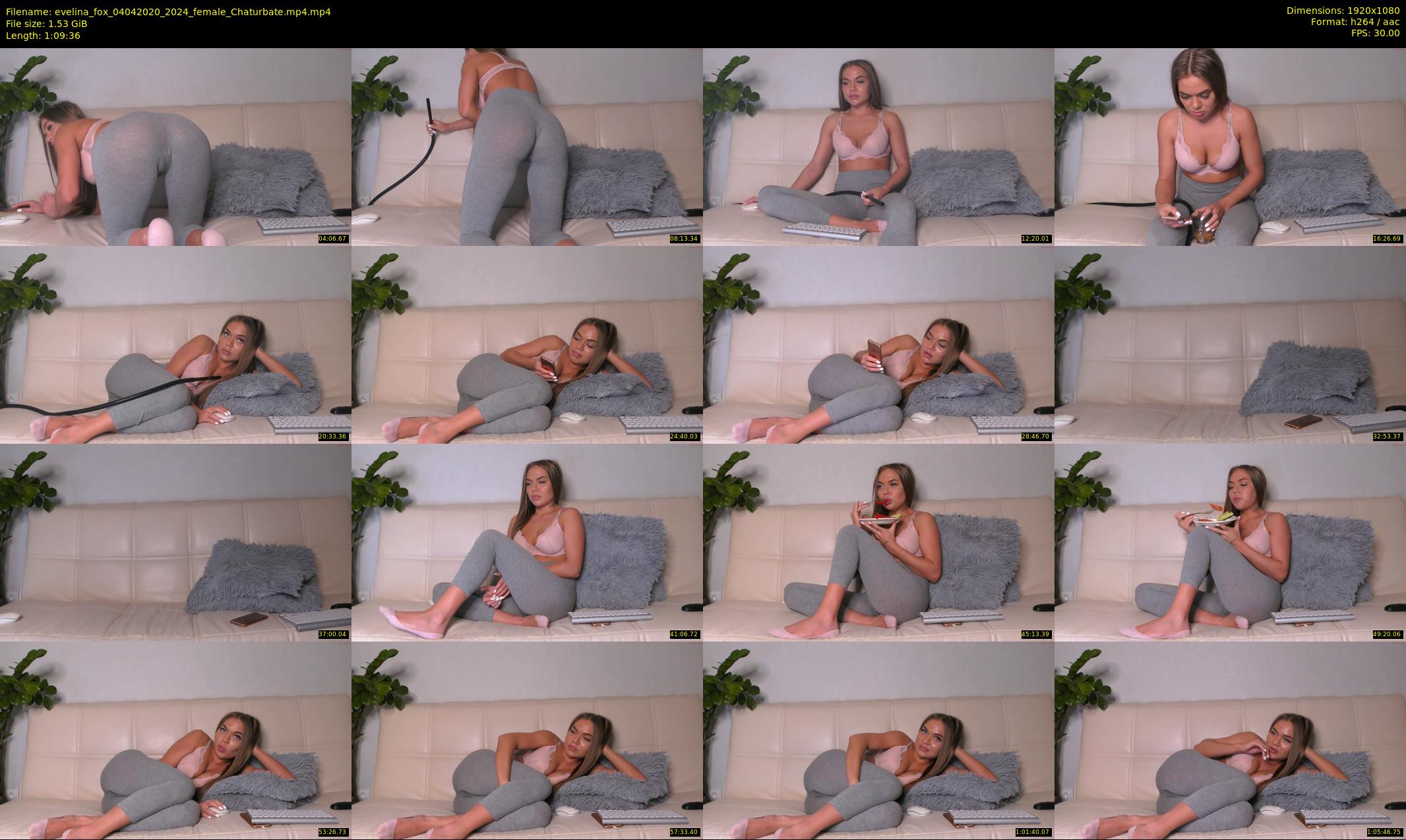 evelina_fox — 70 minute Chaturbate female cam show recording, 1080p, Apr 4, 2020