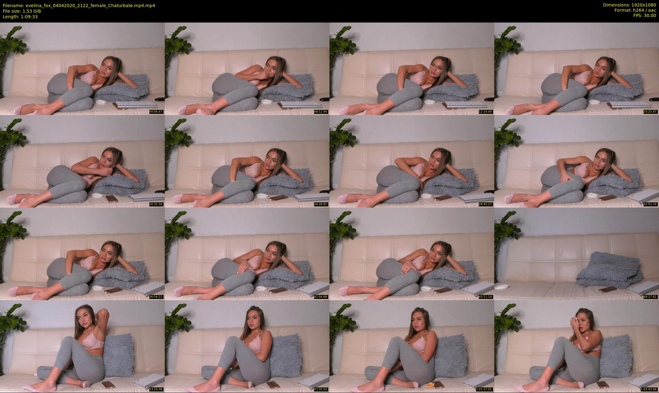 evelina_fox — 70 minute Chaturbate female cam show recording, 1080p, Apr 4, 2020