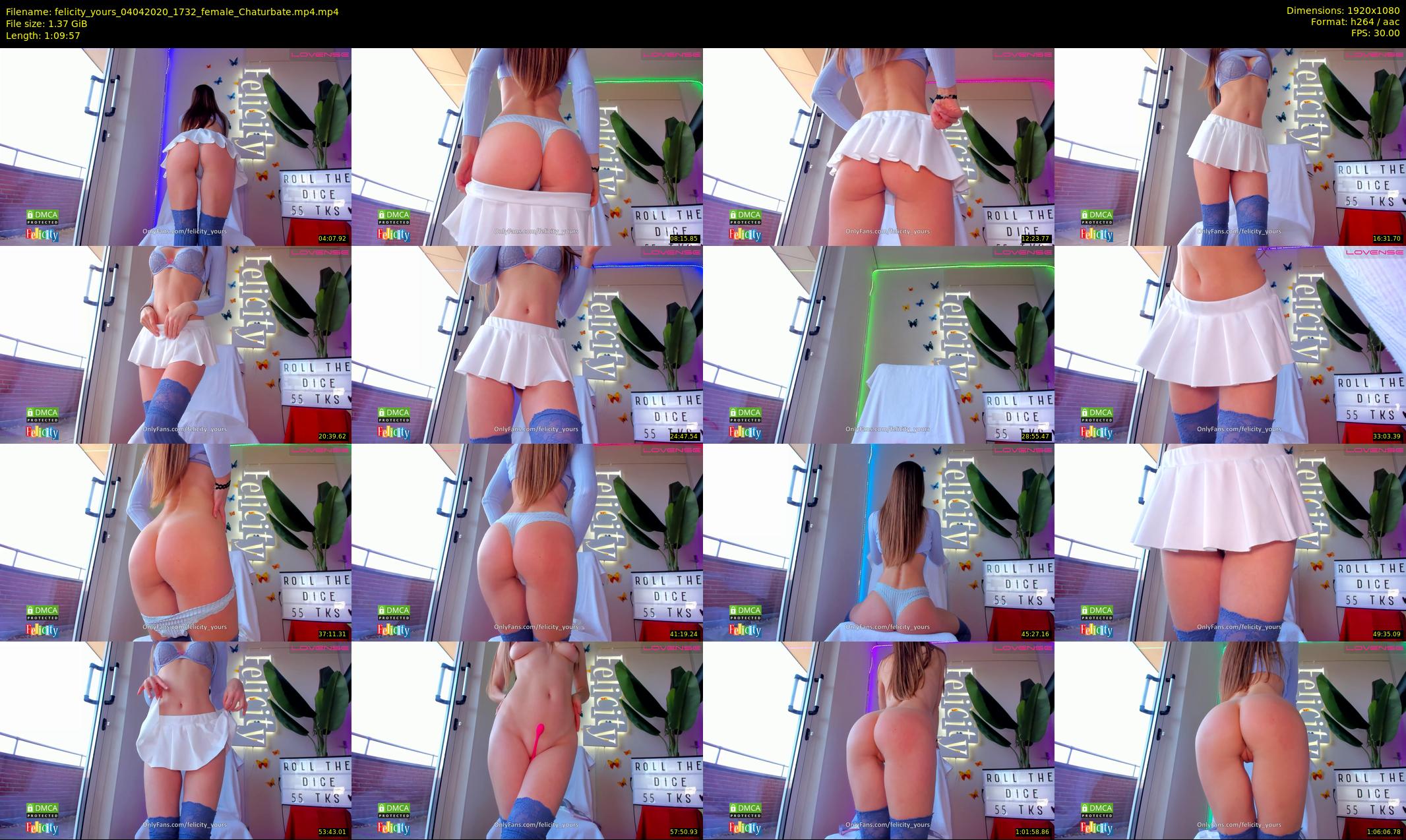 felicity_yours — 70 minute Chaturbate female cam show recording, 1080p, Apr 4, 2020