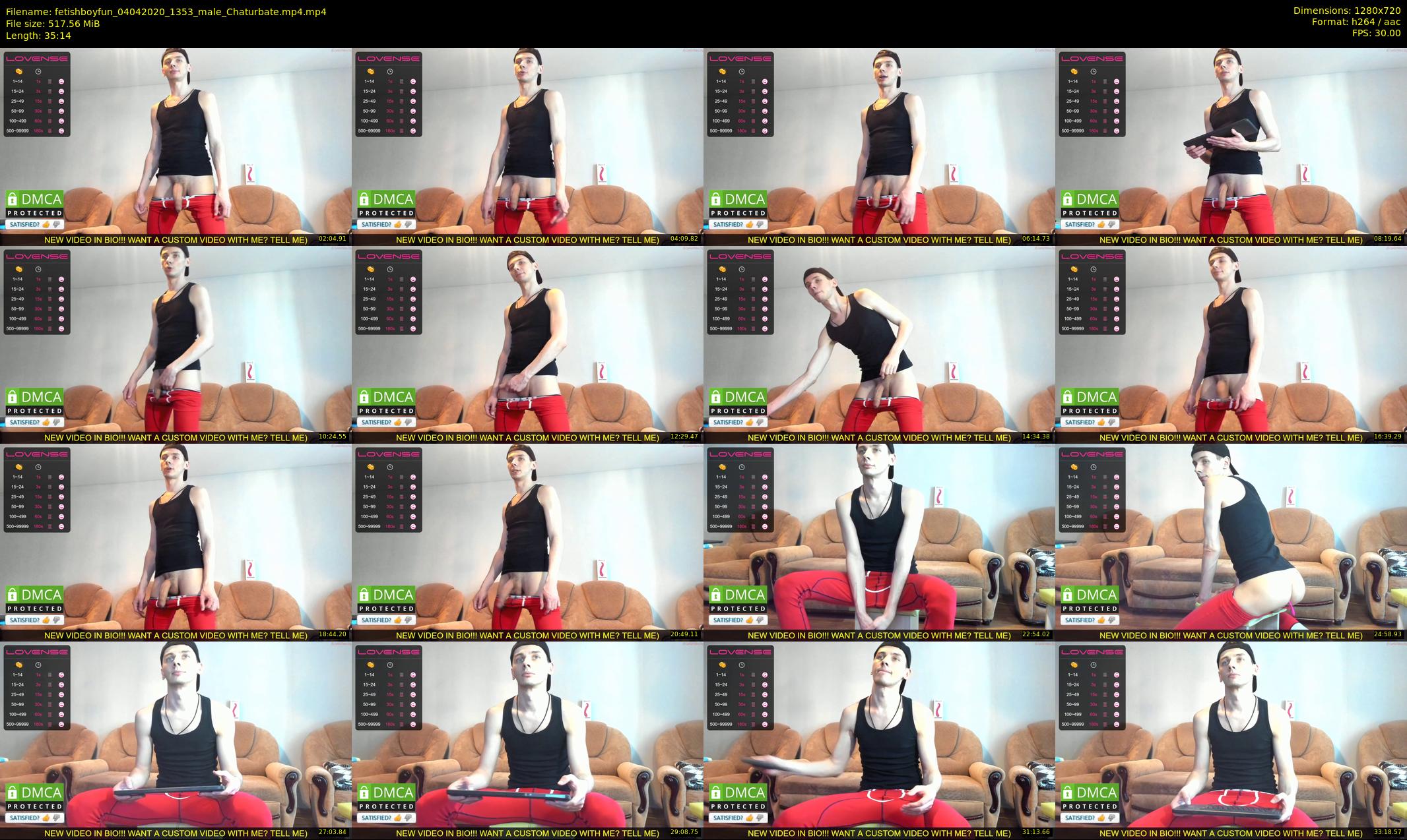 fetishboyfun — 36 minute Chaturbate male cam show recording, 720p, Apr 4, 2020