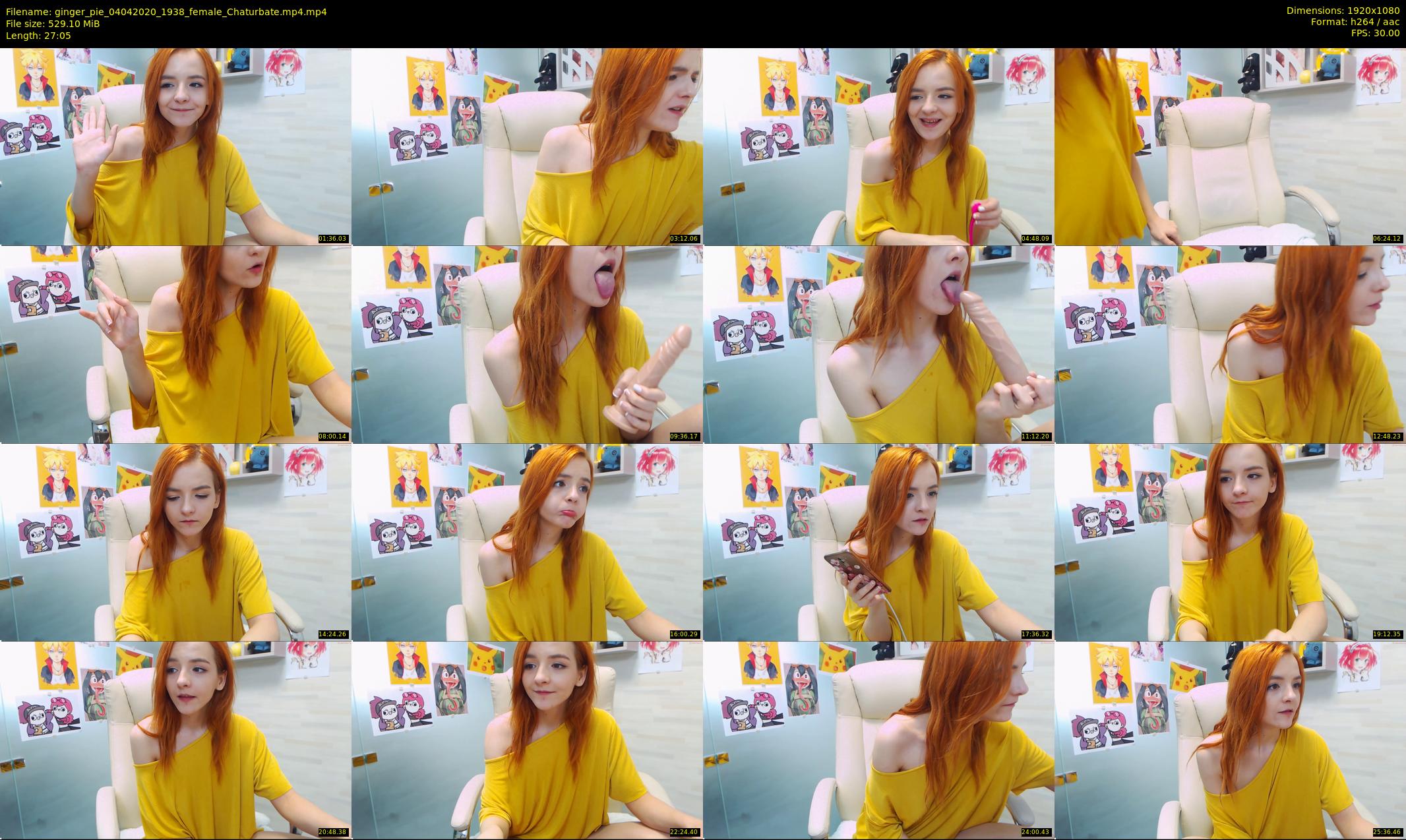 ginger_pie — 28 minute Chaturbate female cam show recording, 1080p, Apr 4, 2020