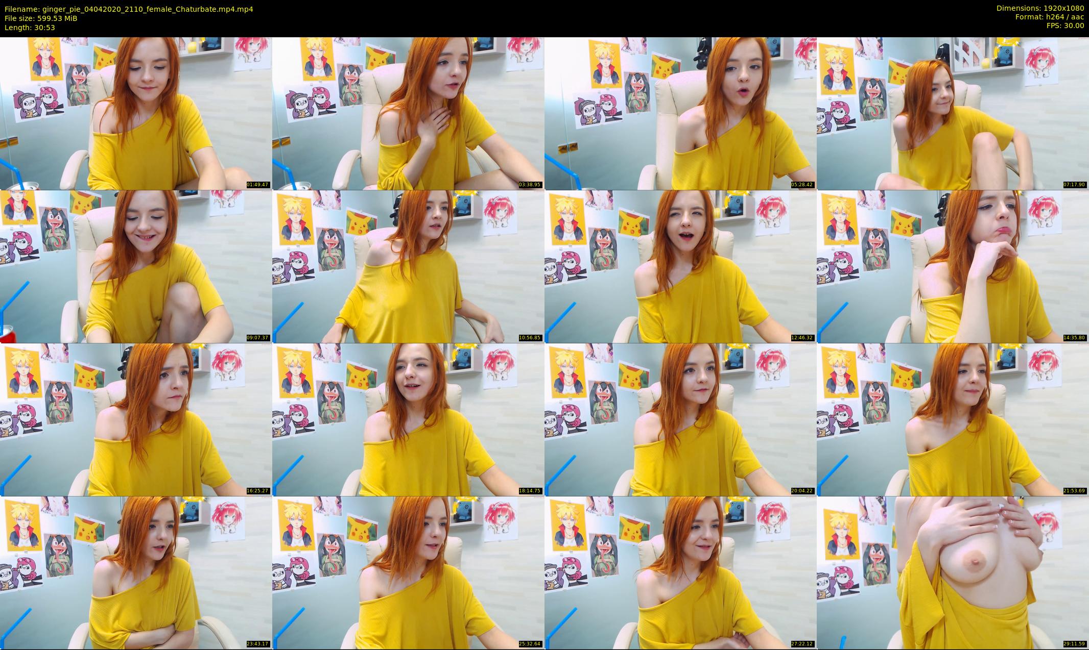 ginger_pie — 31 minute Chaturbate female cam show recording, 1080p, Apr 4, 2020