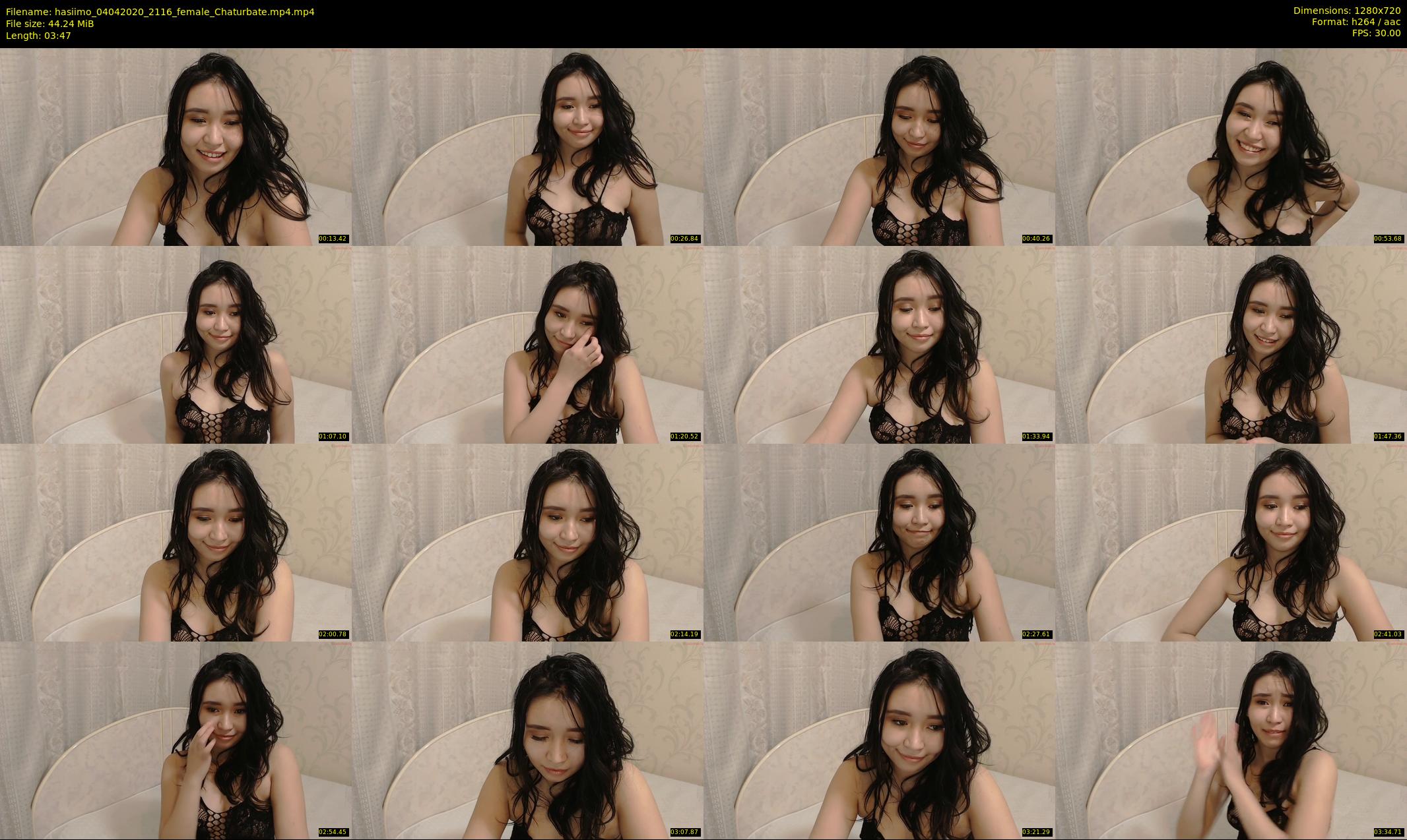 hasiimo — 4 minute Chaturbate female cam show recording, 720p, Apr 4, 2020