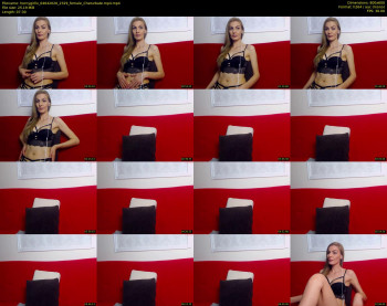 hornygirllx — 8 minute Chaturbate female cam show recording, 480p, Apr 4, 2020