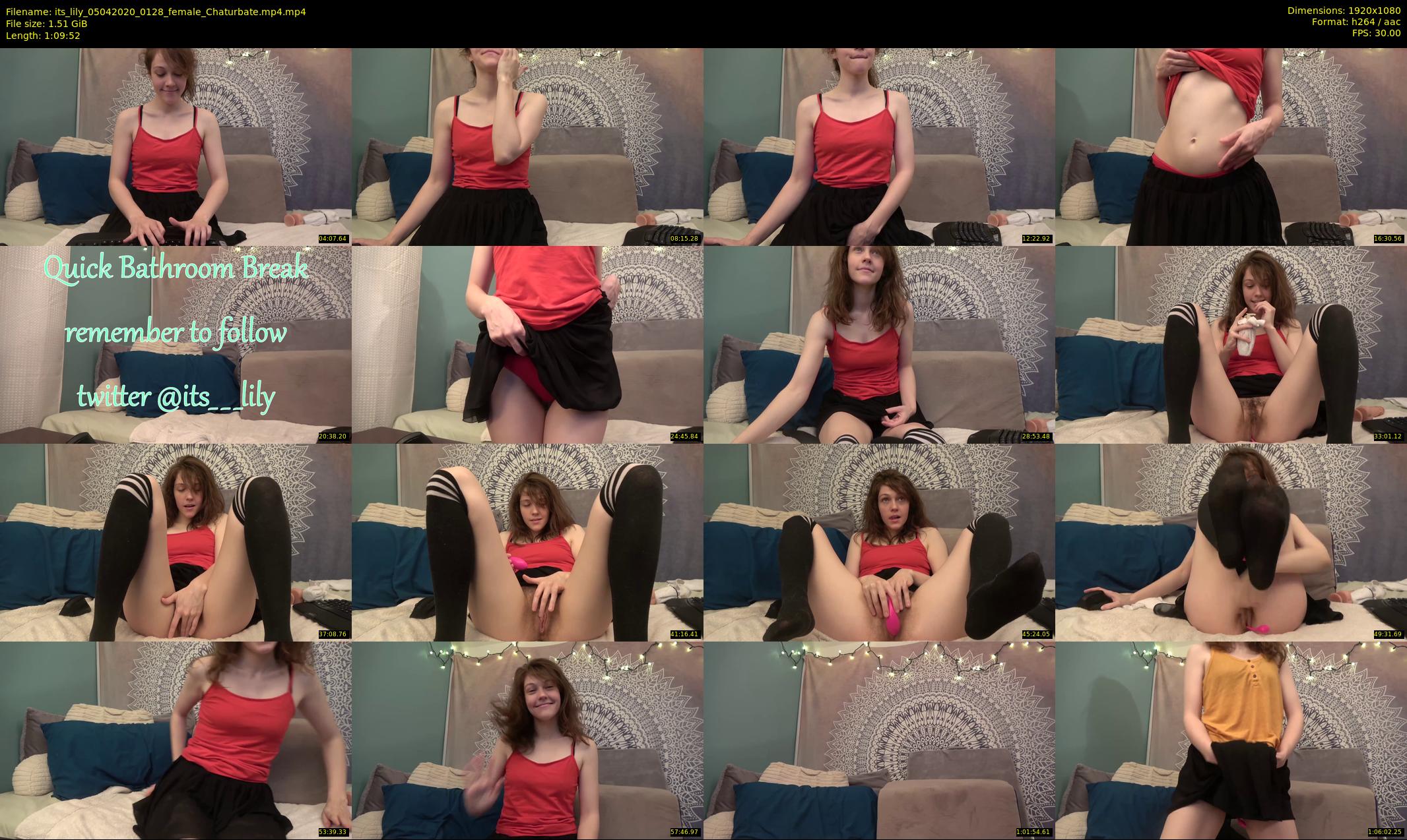 its_lily — 70 minute Chaturbate female cam show recording, 1080p, Apr 5, 2020