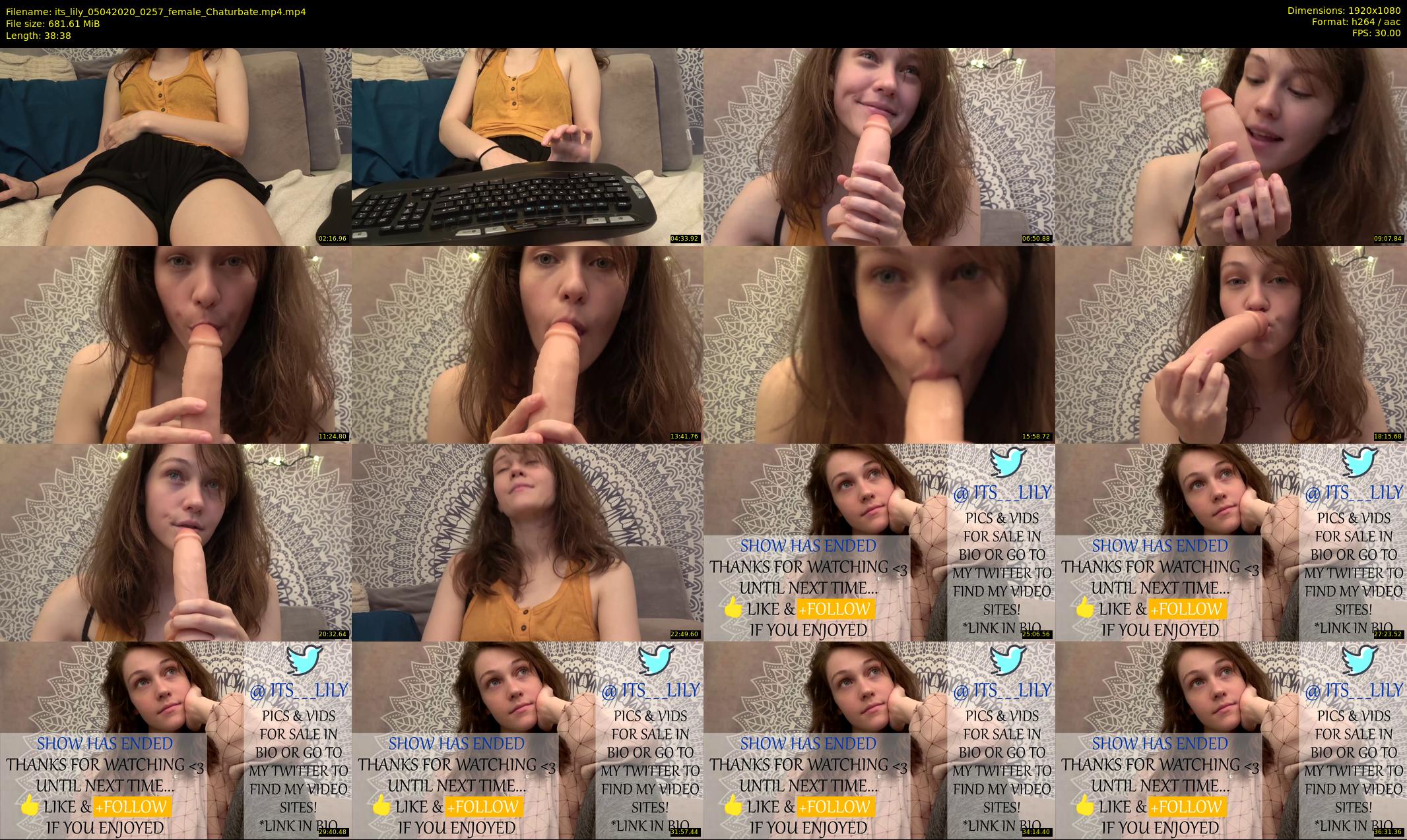 its_lily — 39 minute Chaturbate female cam show recording, 1080p, Apr 5, 2020