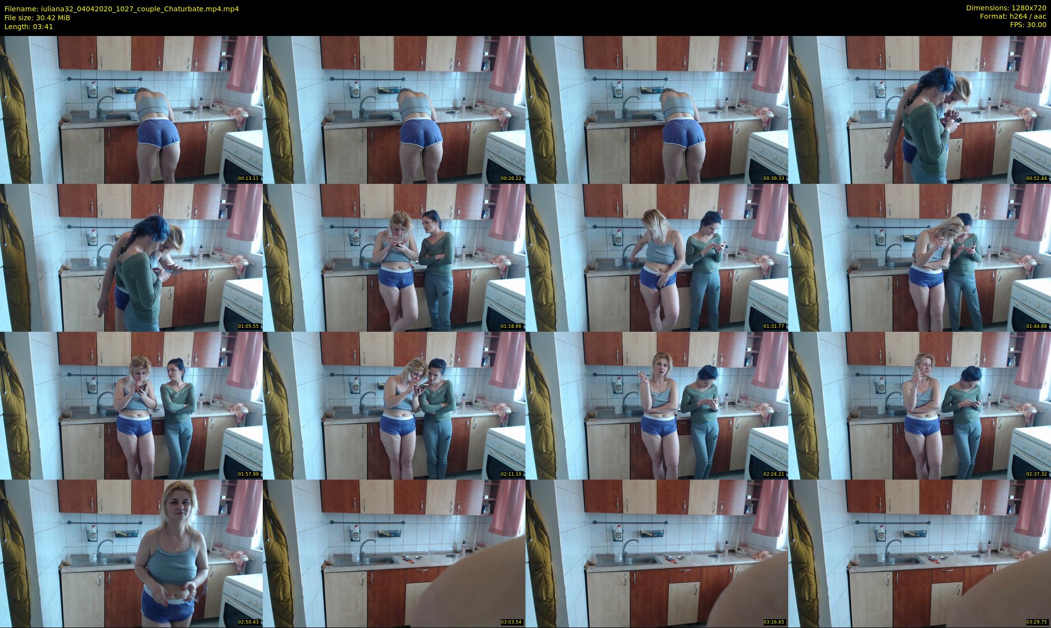 iuliana32 — 4 minute Chaturbate couple cam show recording, 720p, Apr 4, 2020