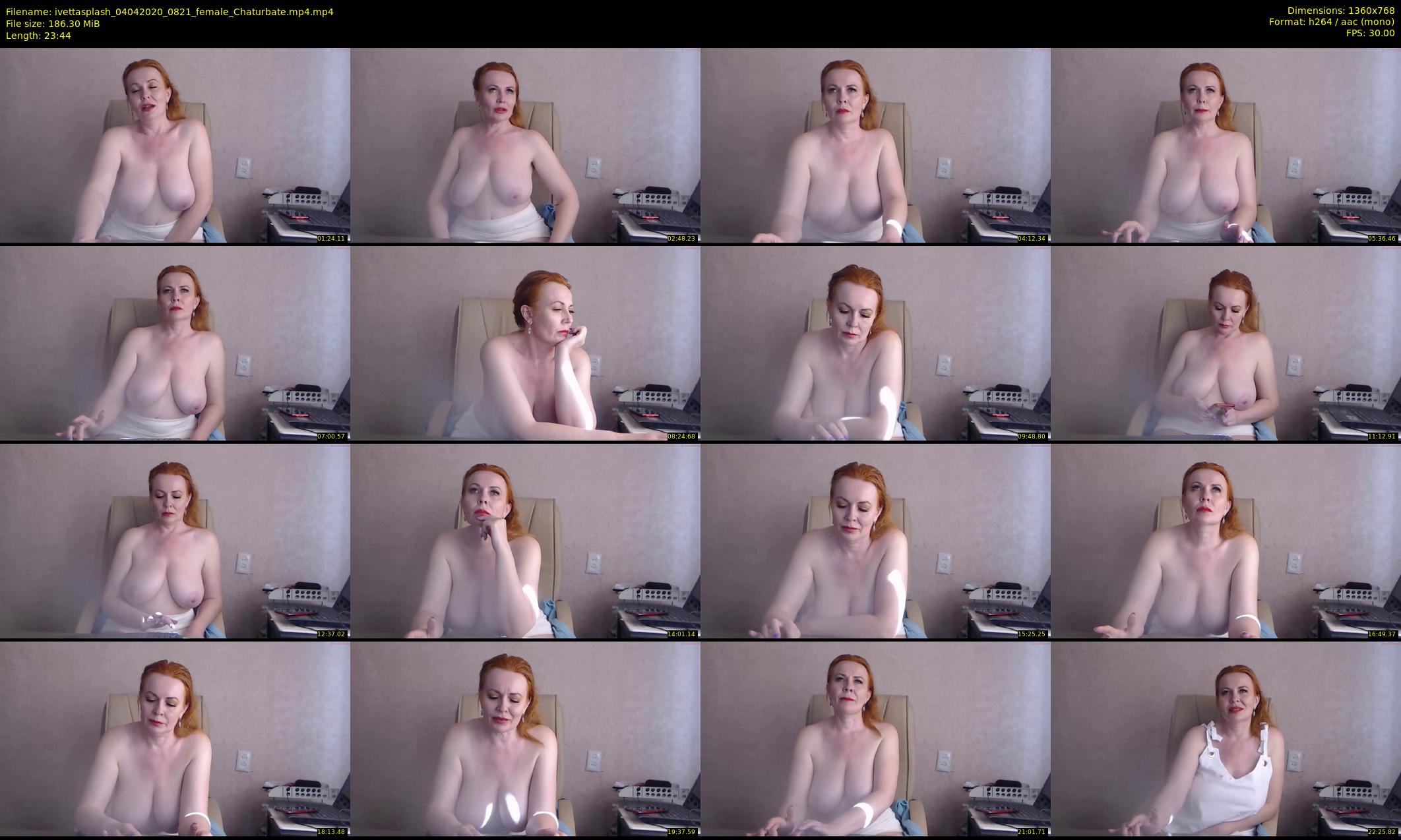 ivettasplash — 24 minute Chaturbate female cam show recording, 720p, Apr 4, 2020
