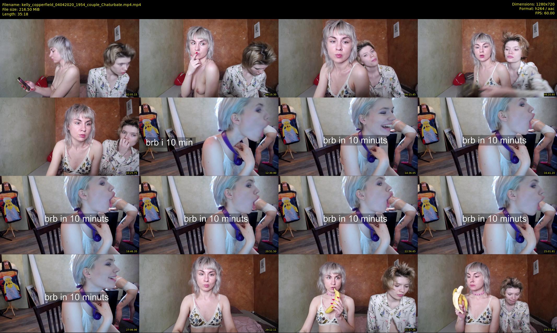 kelly_copperfield — 36 minute Chaturbate female cam show recording, 720p, Apr 4, 2020