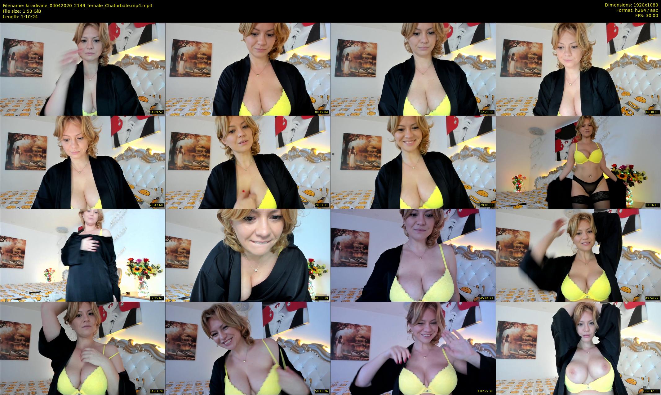 kiradivine — 71 minute Chaturbate female cam show recording, 1080p, Apr 4, 2020