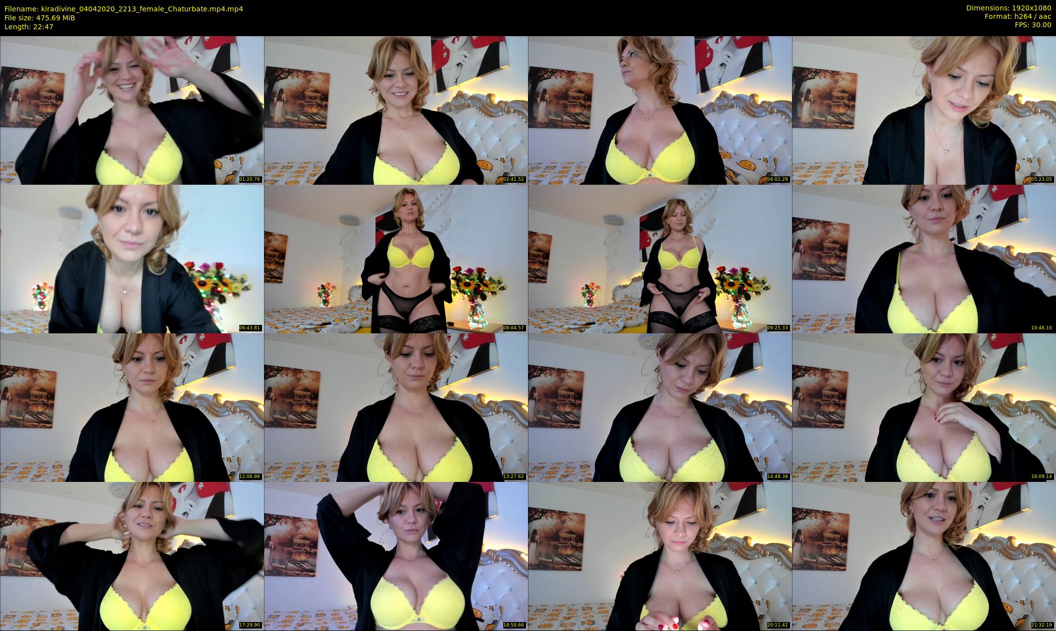 kiradivine — 23 minute Chaturbate female cam show recording, 1080p, Apr 4, 2020