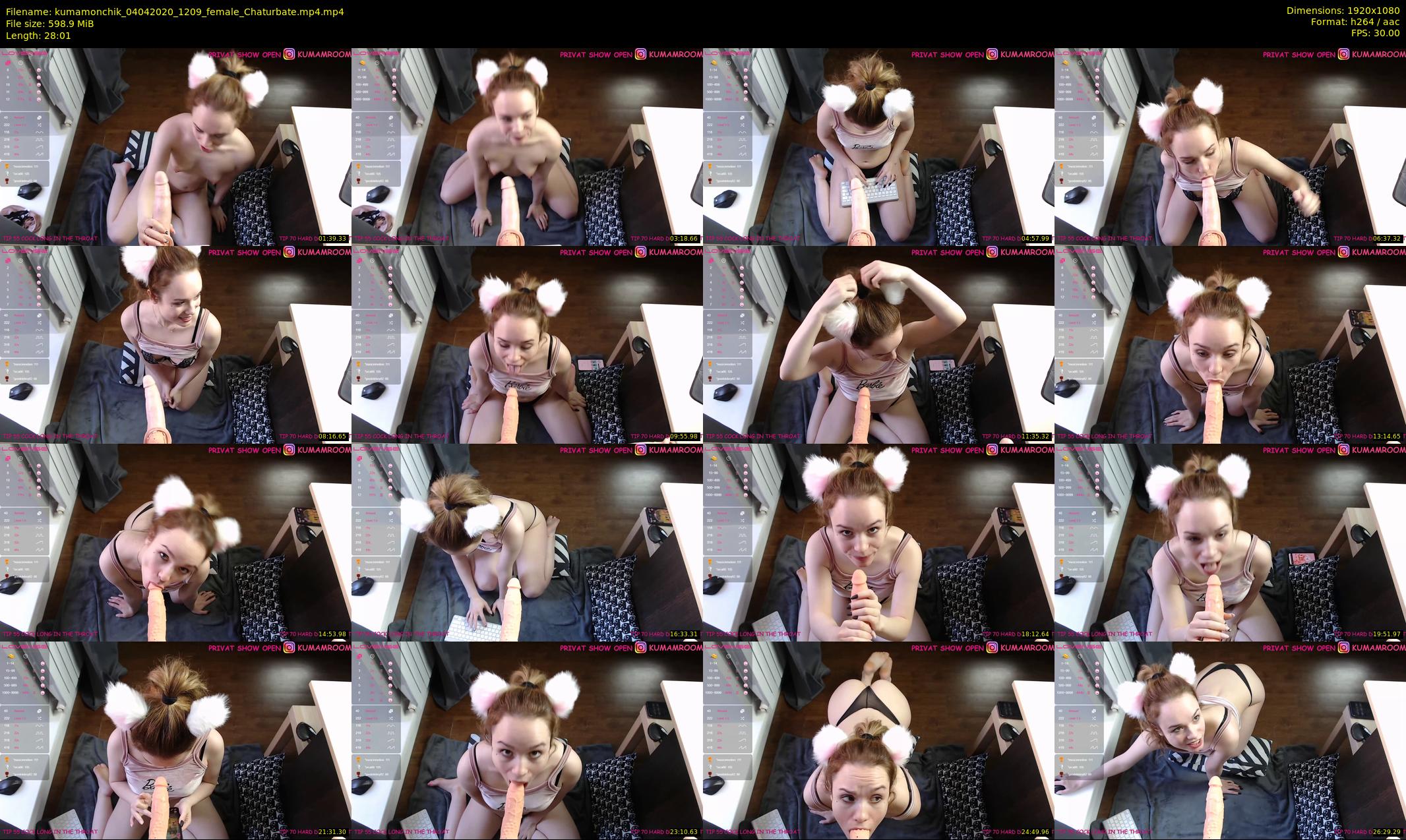 kumamonchik — 29 minute Chaturbate couple cam show recording, 1080p, Apr 4, 2020